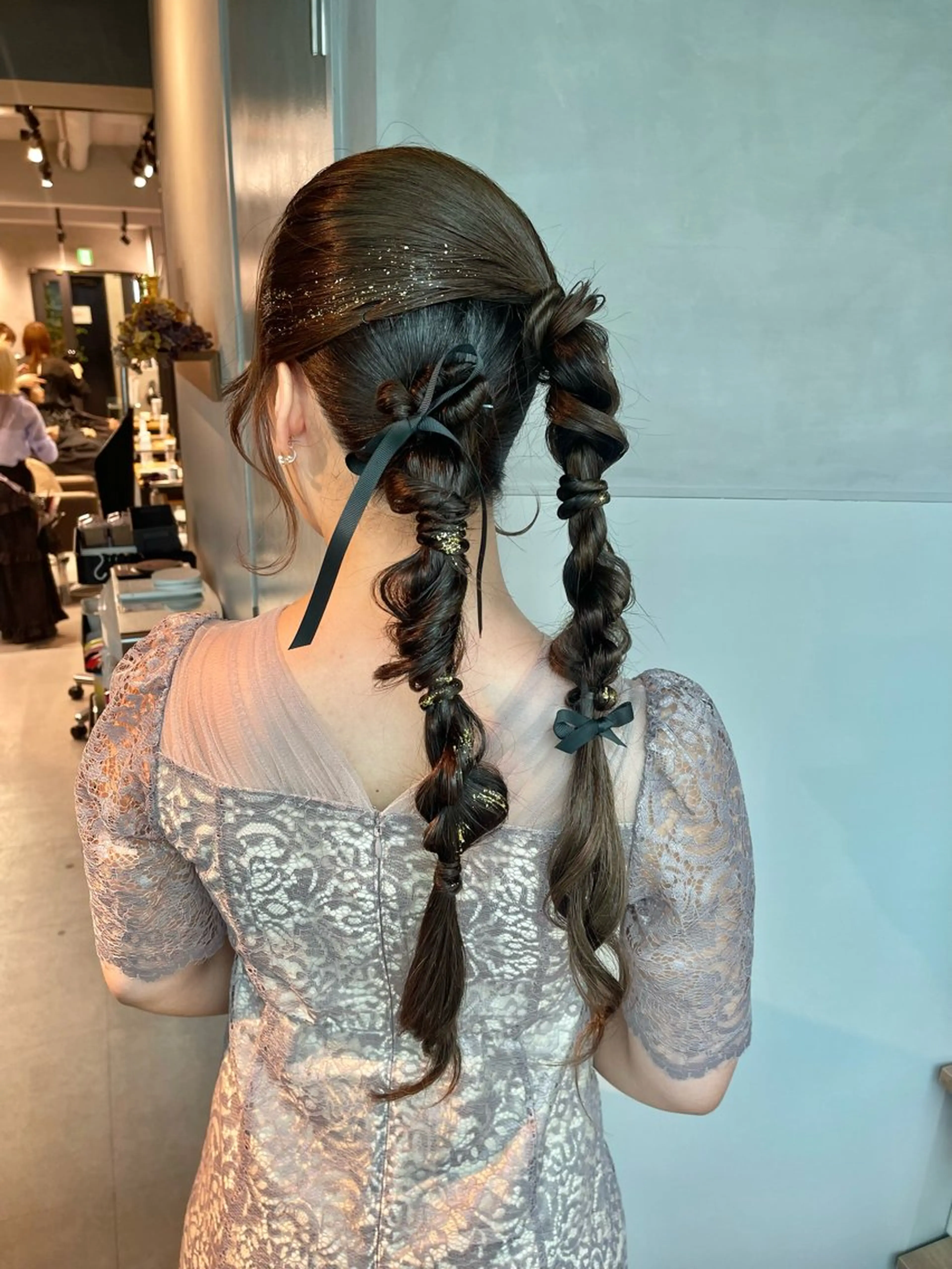 ヘアアレンジ 結婚式・ブライダル 卒業式のヘアスタイル ヘアセット charm《銀座》 ヘアセット/縮毛矯正のヘアスタイル