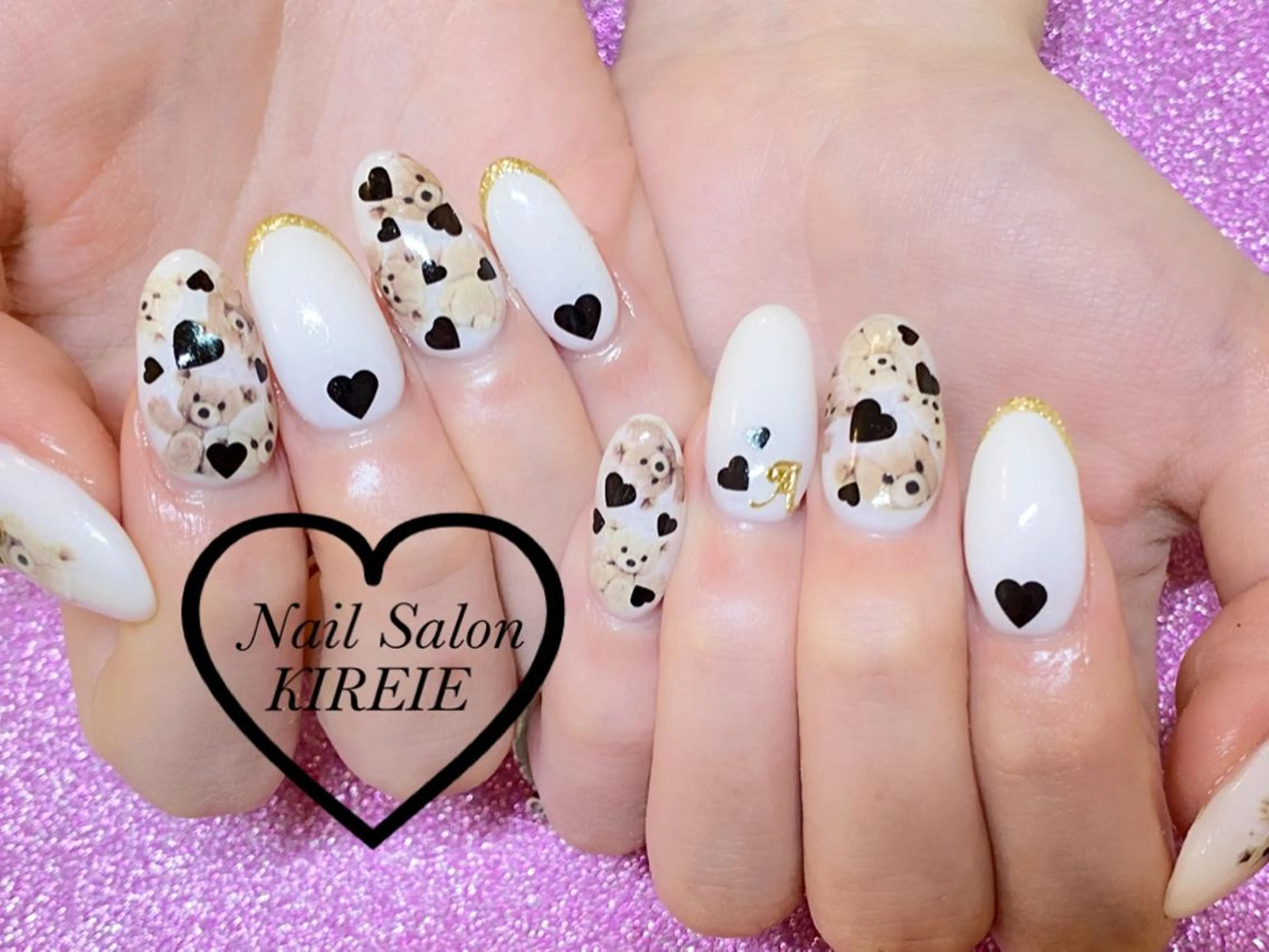 カラー ネイル アートネイル スカルプネイル KIREIE NAILSのネイルデザイン