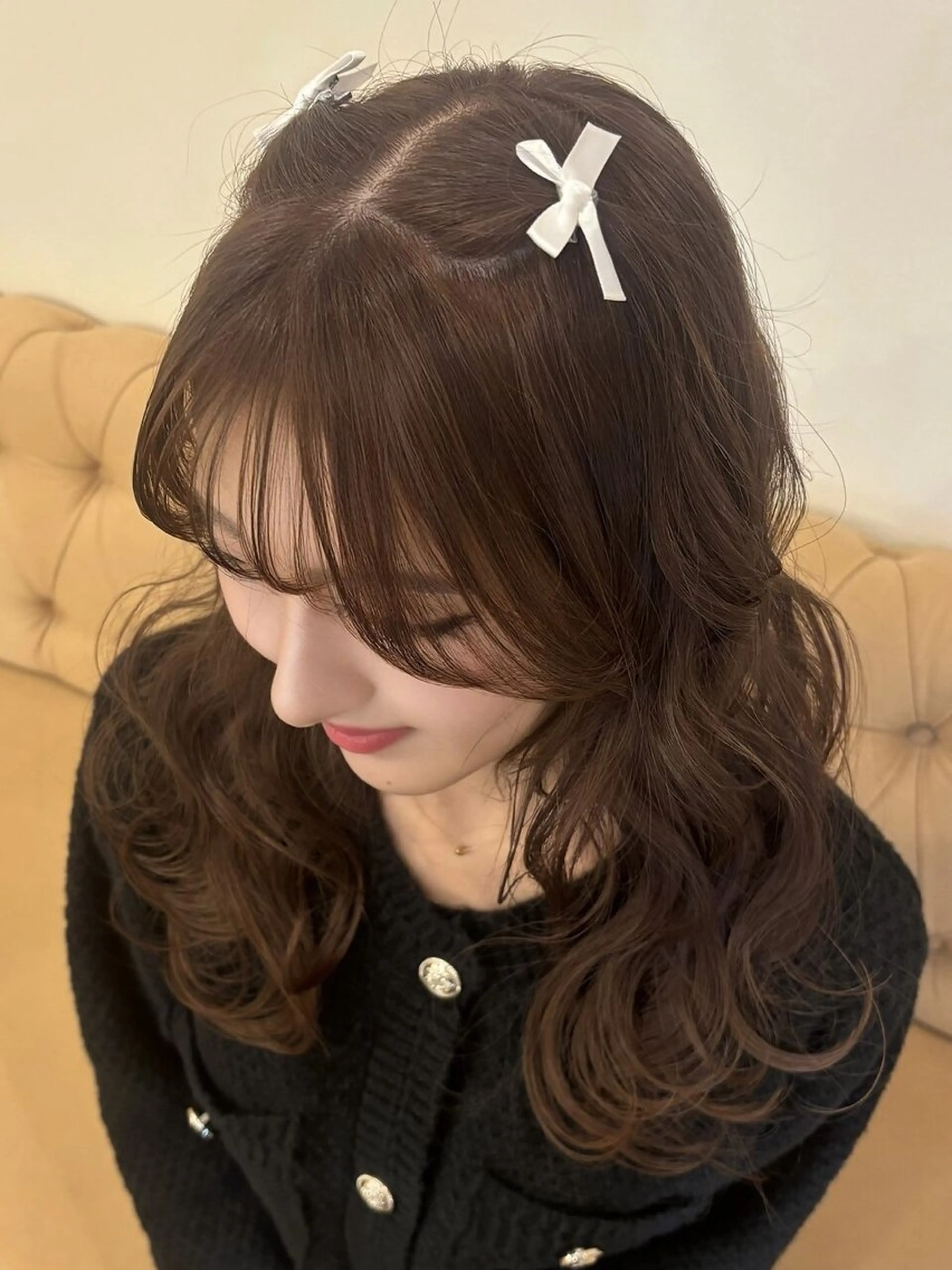 セミロング カットモデル/ 名古屋/Ayakaのヘアスタイル