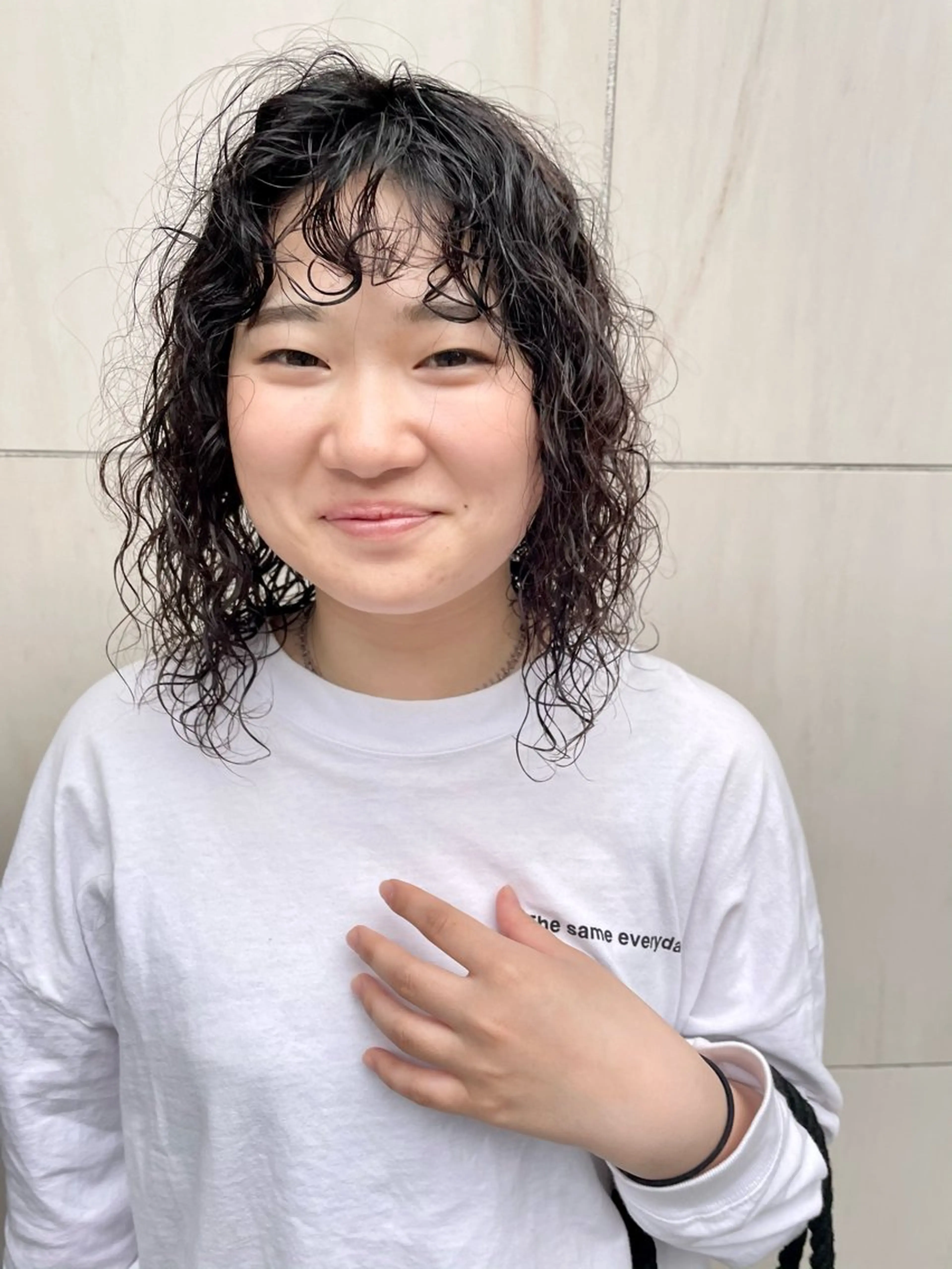 ミディアム カラー パーマ ヘアアレンジ メンズ キッズ ネイル マツエク・マツパ アイブロウ カット パーマ トリートメント tatsumi/ボブ ウルフ/レイヤーのヘアスタイル