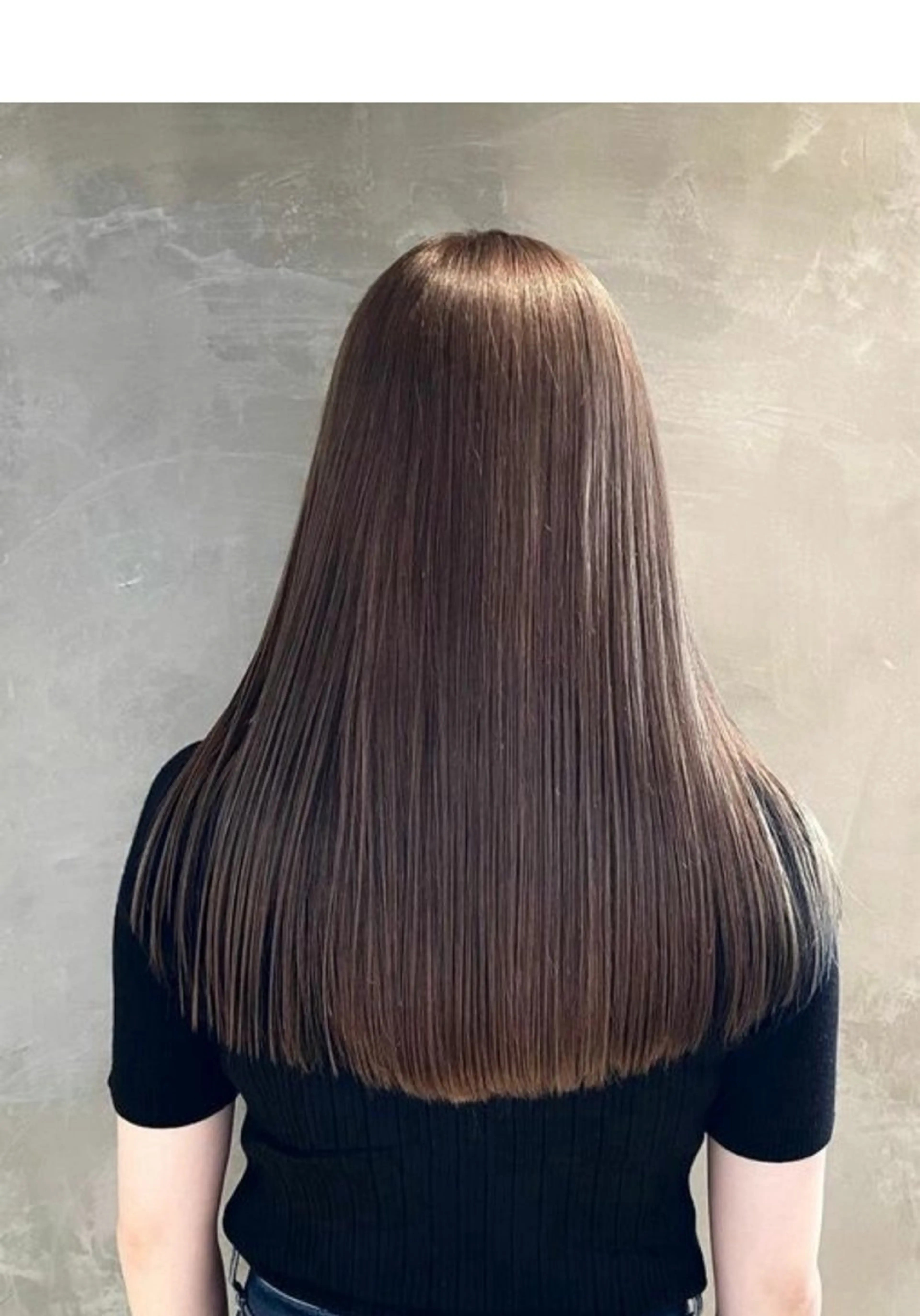 🌀クセ・うねり🌀似合わせカット+縮毛矯正(ストレート)+トステアトリートメントの写真