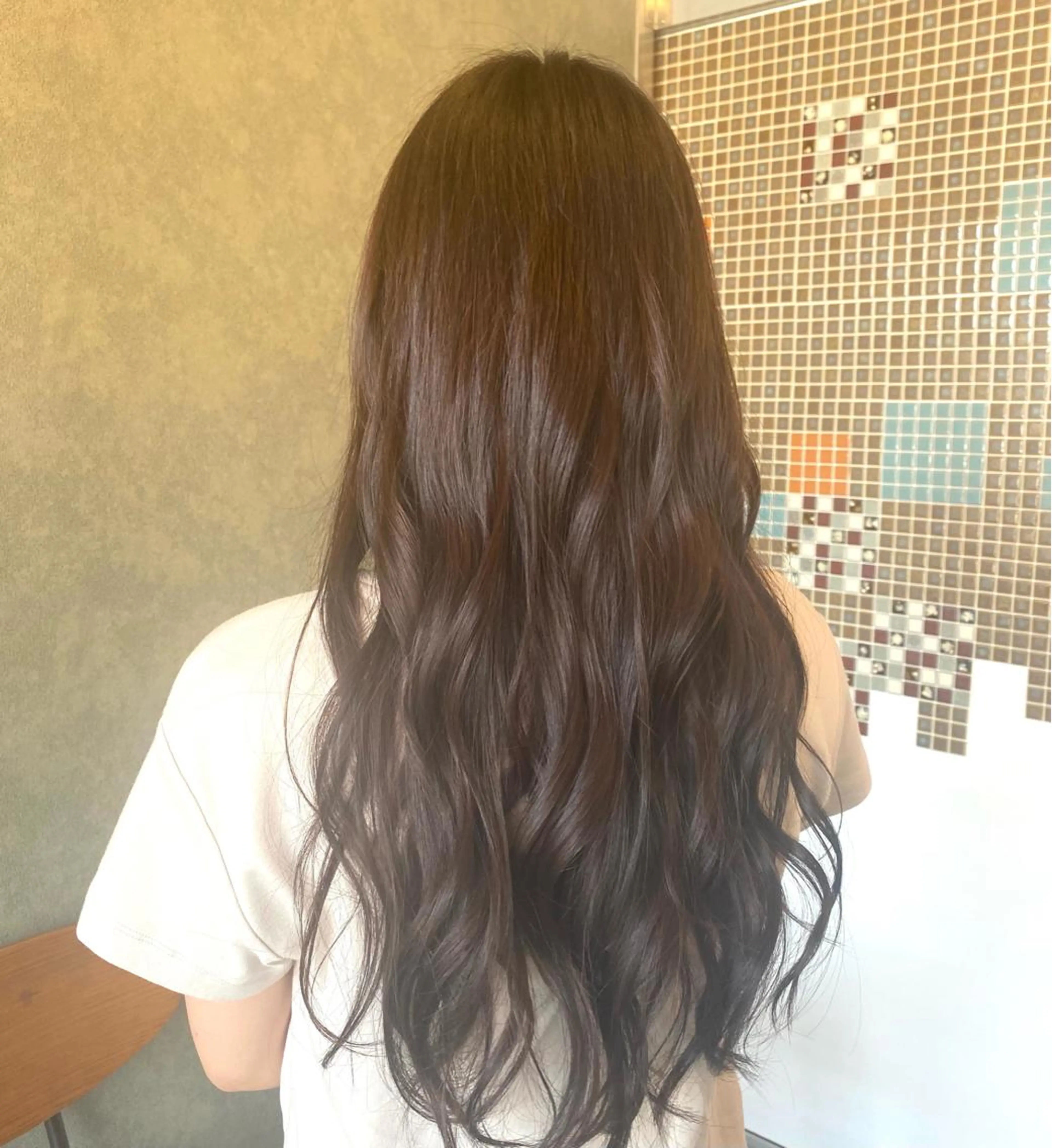 ロング ヘアカラー Un Fleur所属・立野 希沙のヘアスタイル