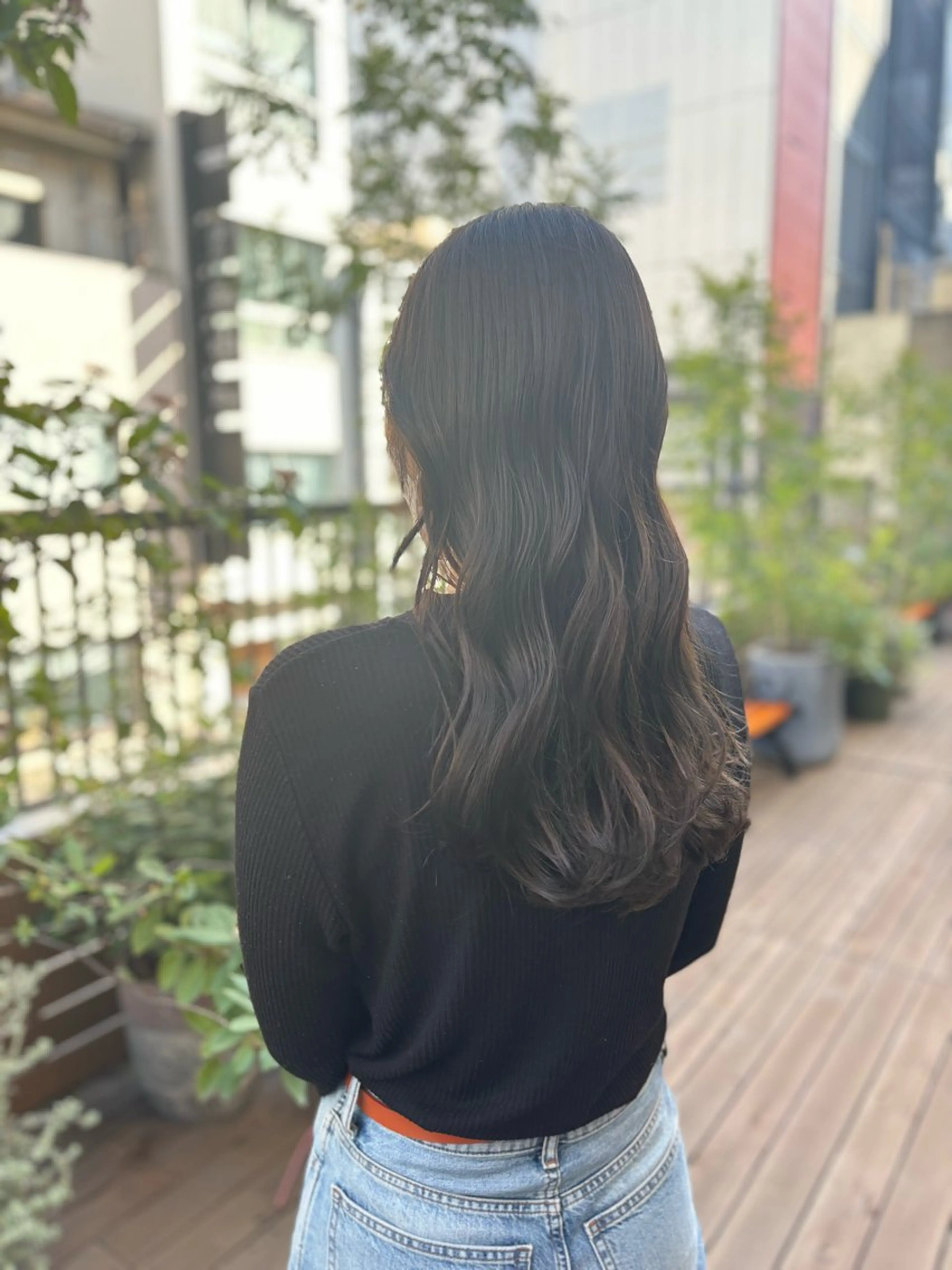 ロング カラー 髪質改善カラー ベージュ🤎YUMEのヘアスタイル