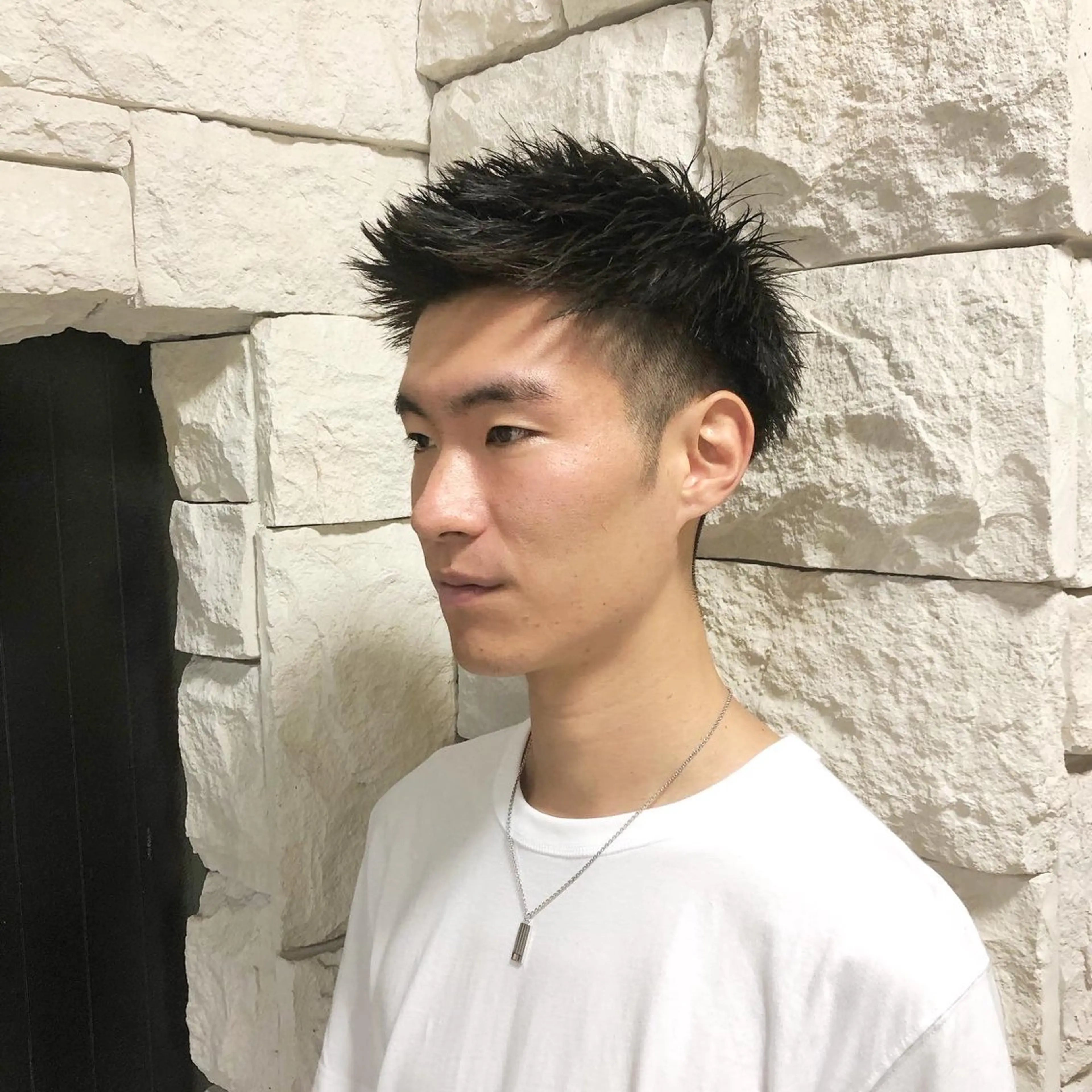 ヘアアレンジ メンズ モヒカン メンズベリーショート カット トリートメント ヘアセット ainico+所属・メンズ特化✂️栗原 侑也のヘアスタイル