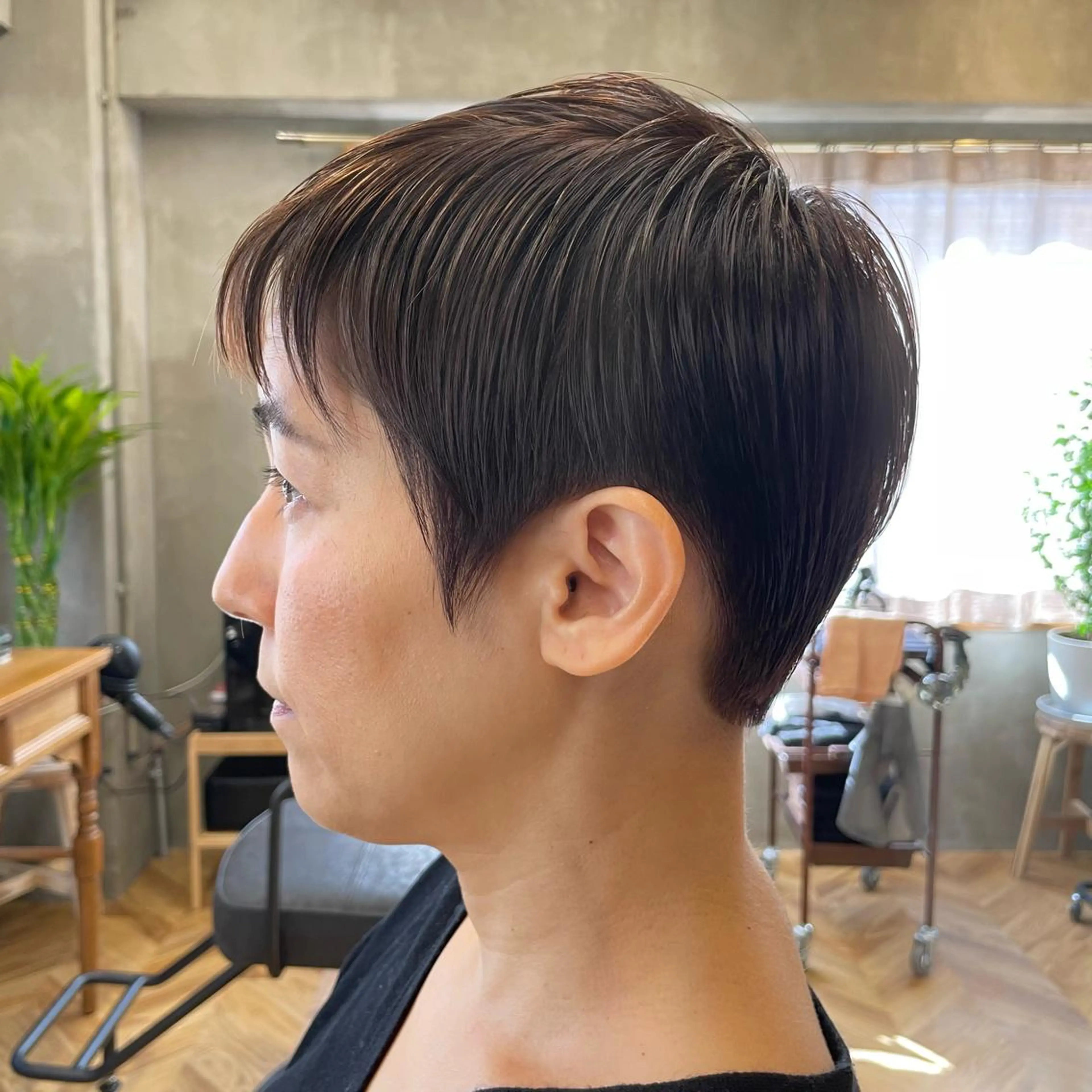 ショート 髪質改善/縮毛矯正✨ ヤマザキ リョウスケのヘアスタイル