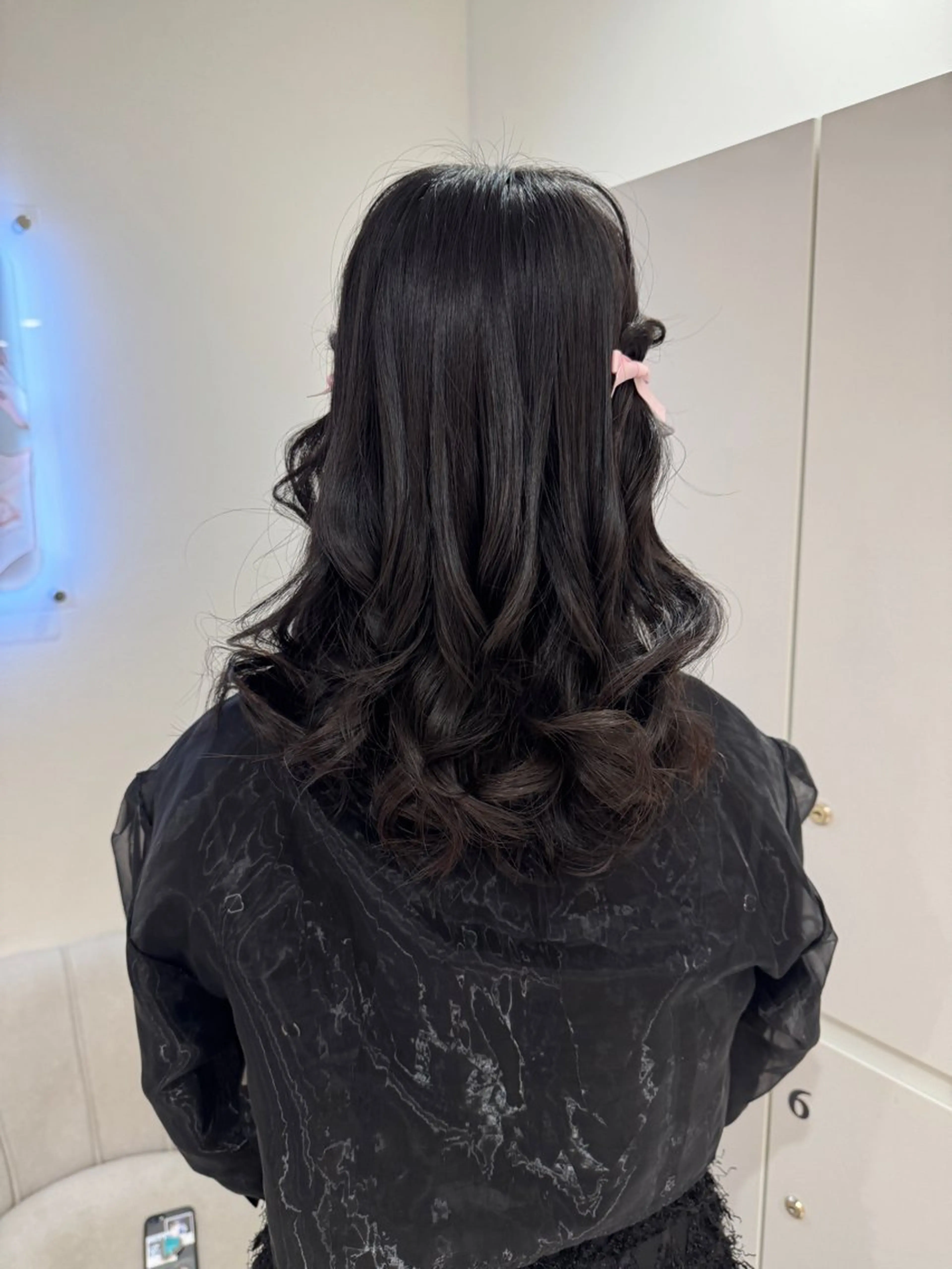 ロング カラー ヘアアレンジ ヘアセット Lond Bloom所属・🎀はるか ショート カットモデル募集🎀のヘアスタイル