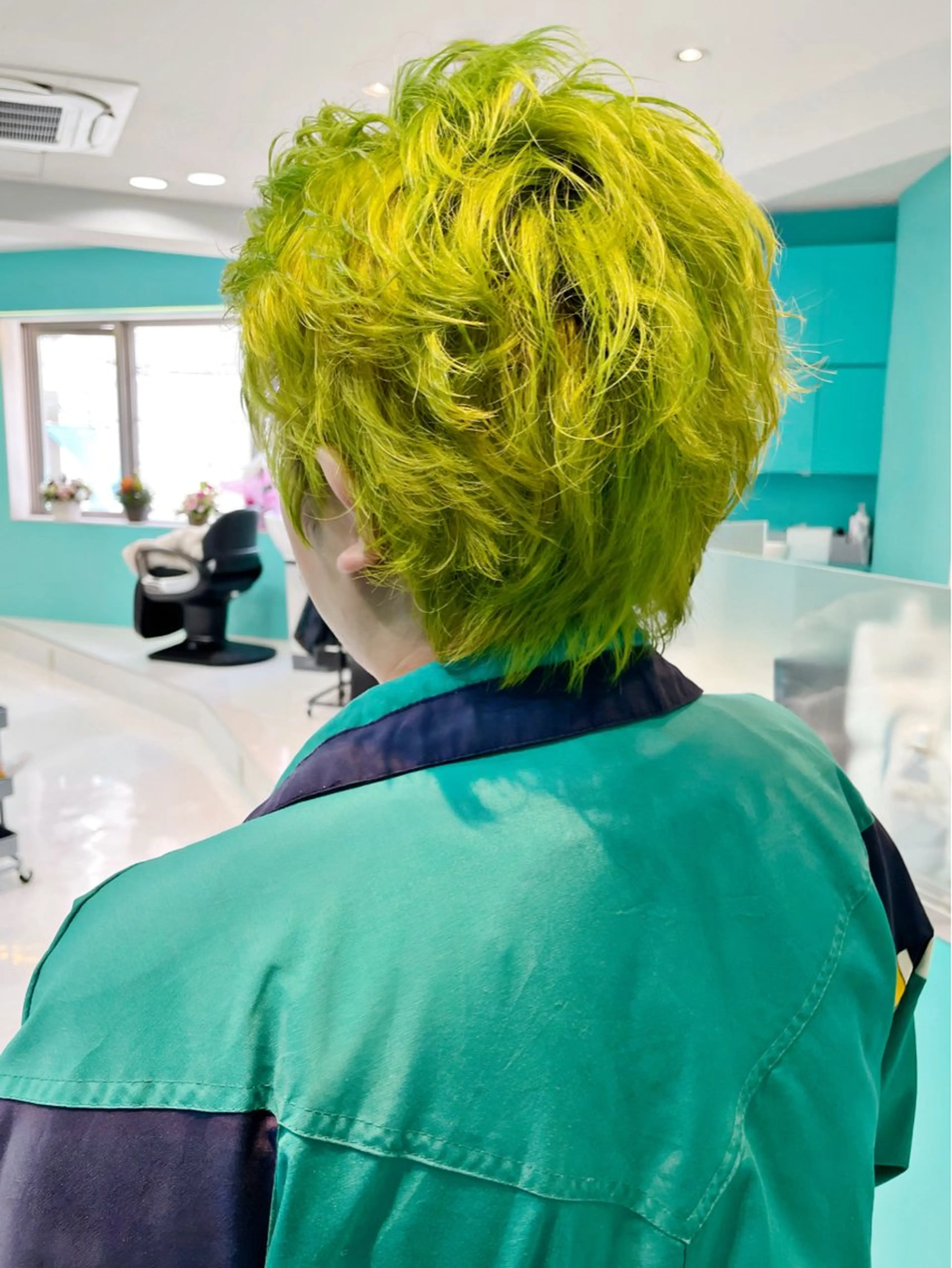ショート カラー メンズ カット ヘアカラー 💫ダブルカラー💫 池袋西口・泡渕✂️のヘアスタイル