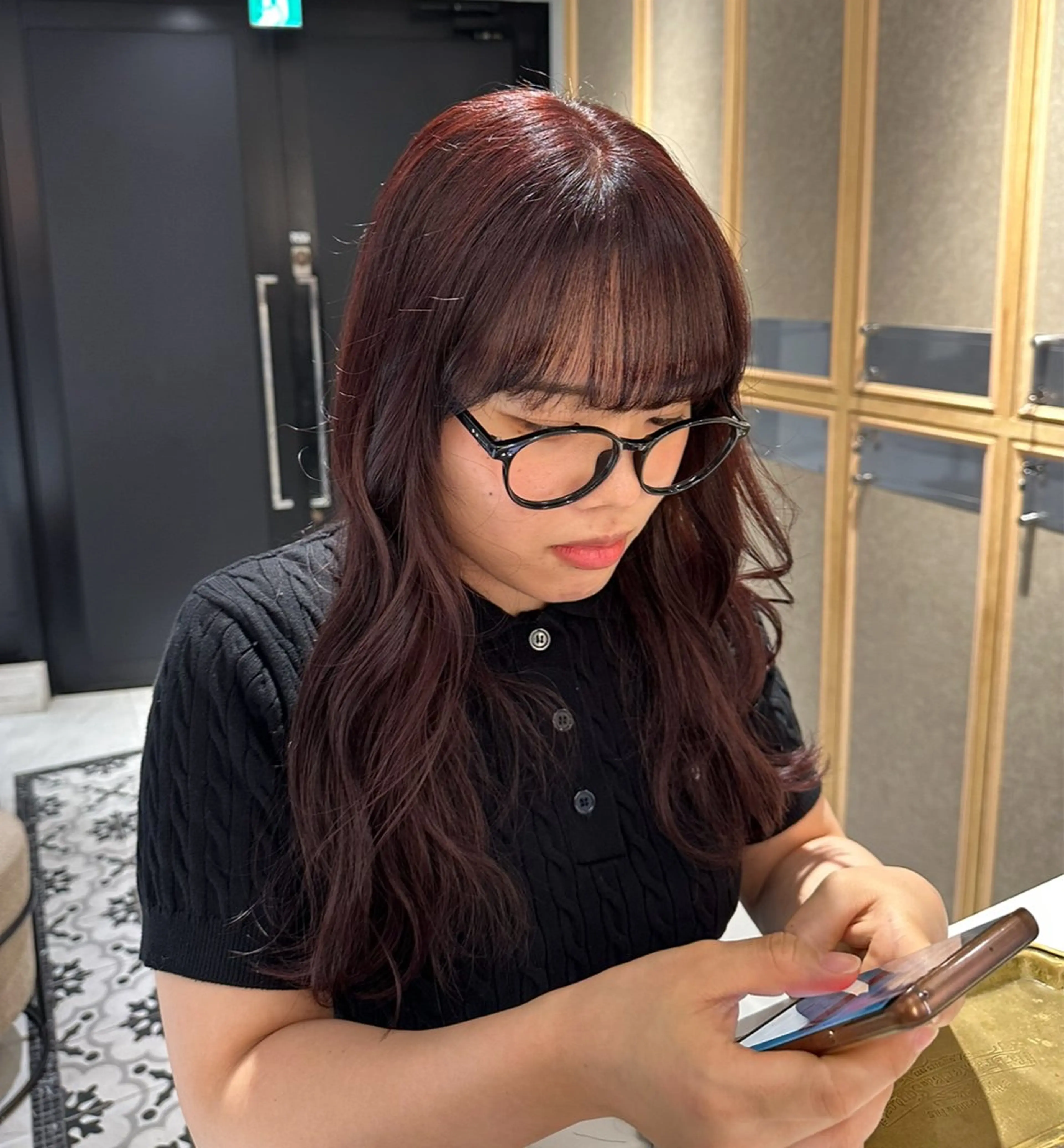 ロング カラー ヘアカラー トリートメント ヘッドスパ 艶髪/ロングモデル 募集🫧terukaのヘアスタイル