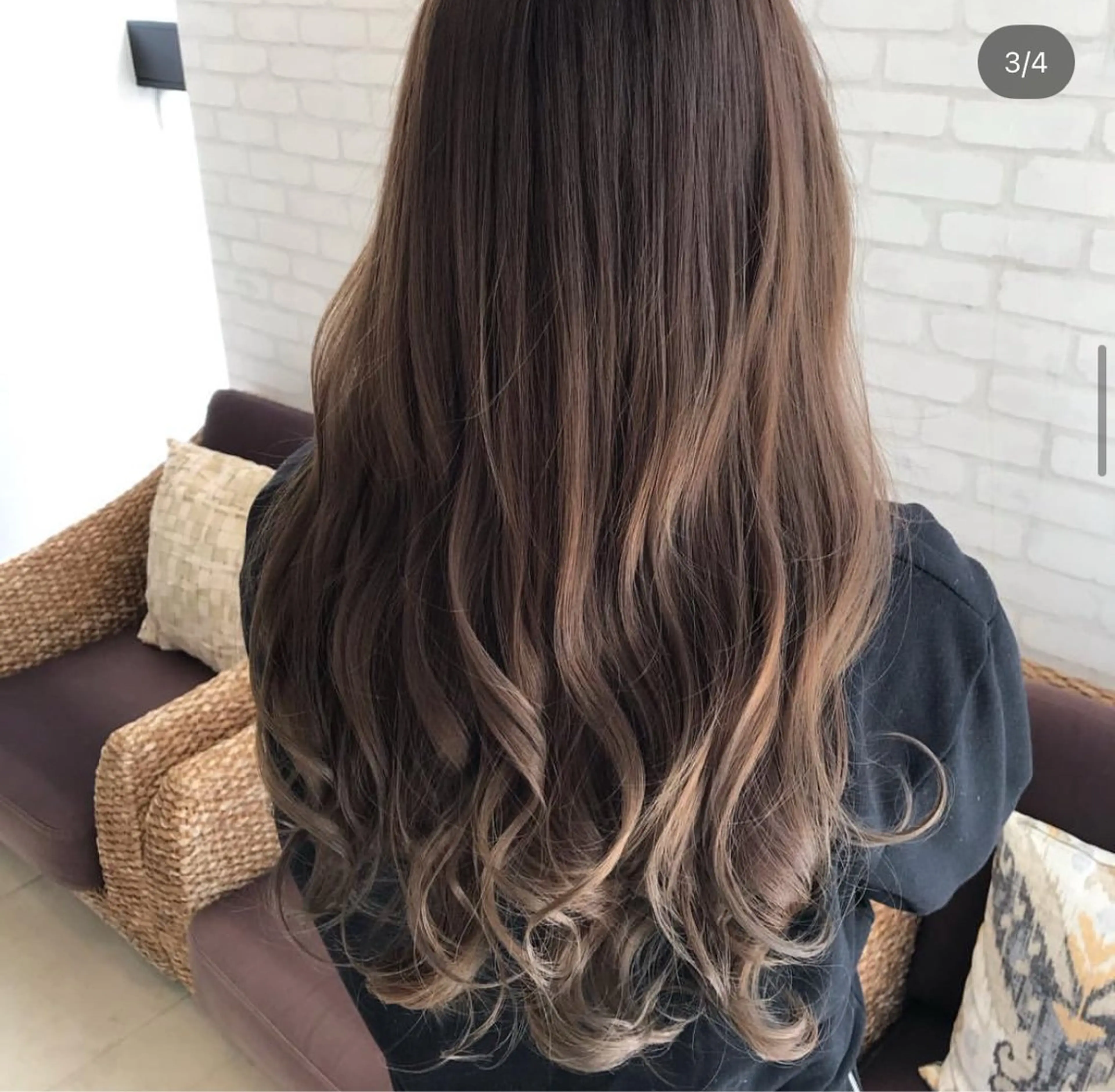 ロング カラー ヘアカラー 山本 真緒のヘアスタイル