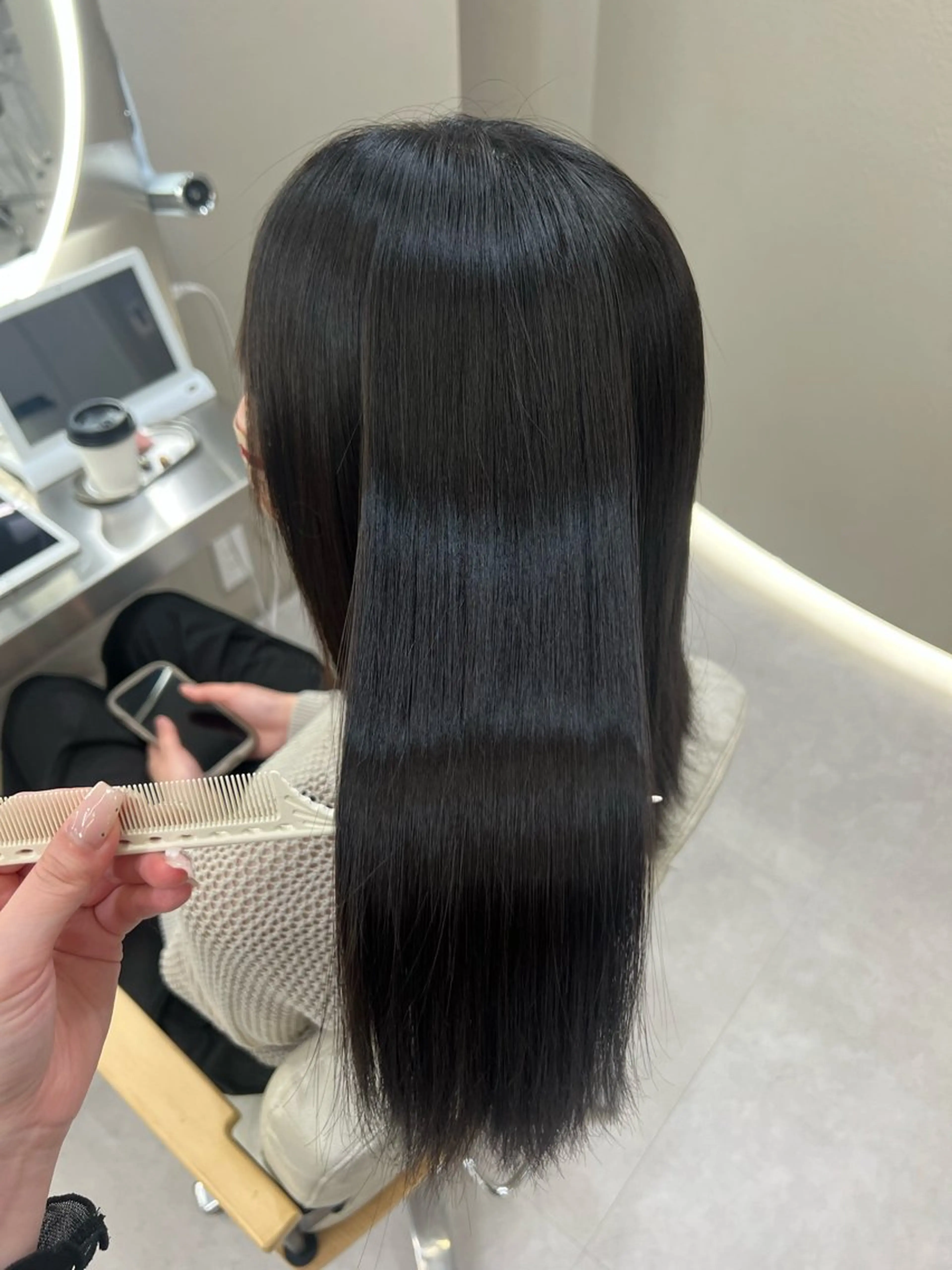 ミディアム 縮毛矯正 トリートメント i. +SAPPORO所属・縮毛矯正/ 艶髪♡/AYAKAのヘアスタイル