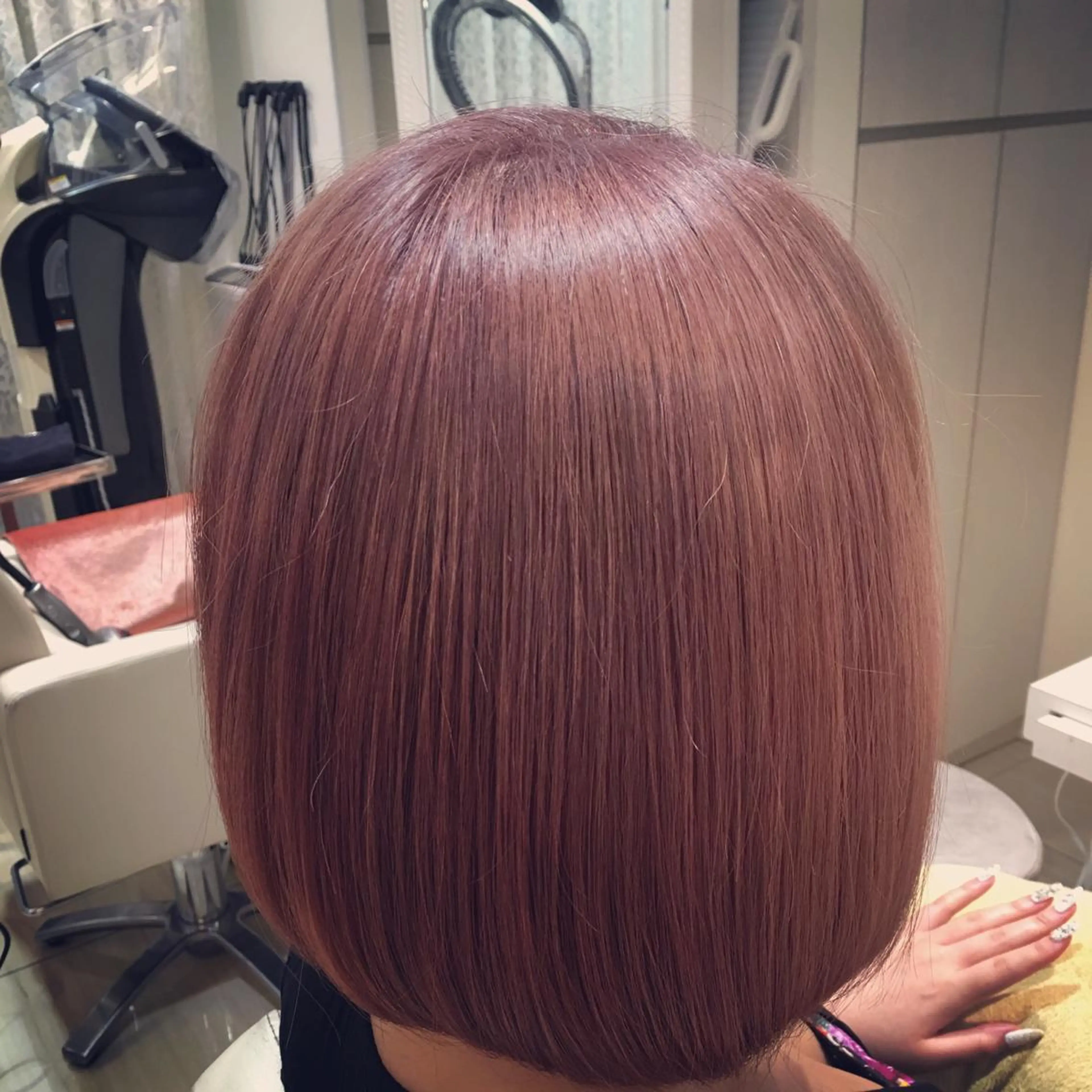 カラー ベージュカラー ブリーチ ピンクカラー ピンクベージュ 🌟Noble 白金台店⭐️のヘアスタイル
