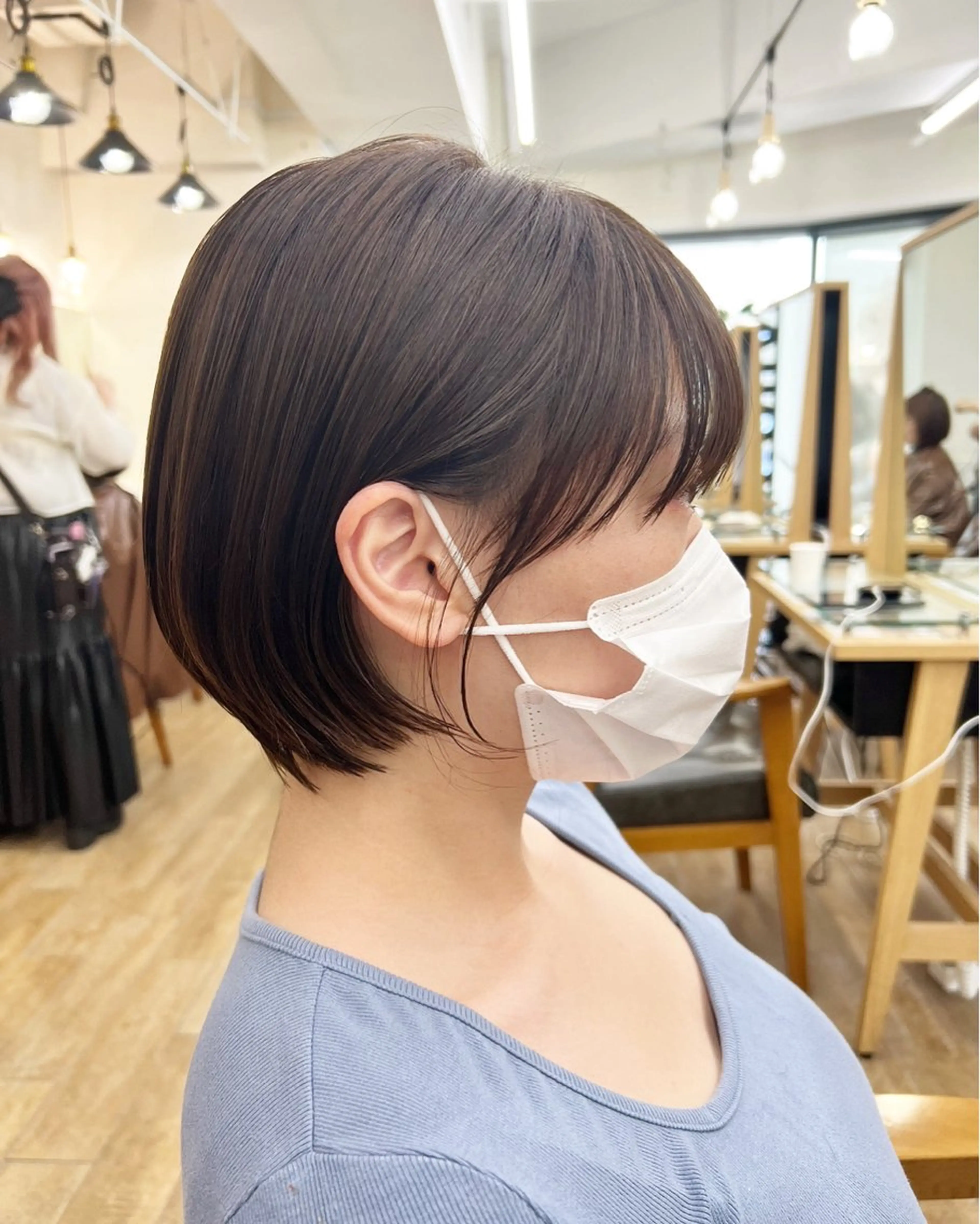 ショート ショートボブ ボブ ショートヘア カット ヘアカラー トリートメント ハイライト/ウルフ/ 💙鶴岡　愛💙のヘアスタイル