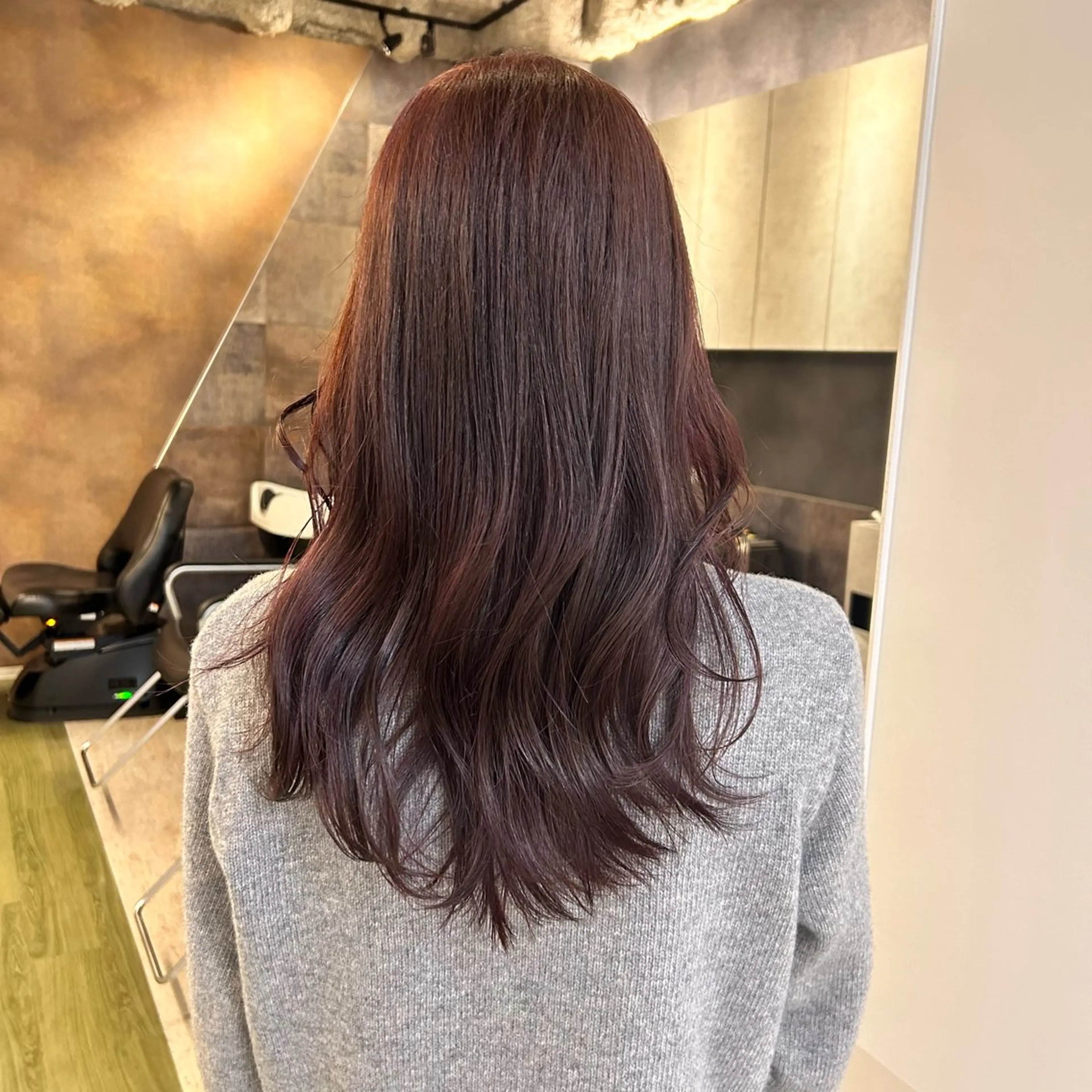 ロング カラー ベージュカラー 透明感カラー オリーブベージュ ピンクカラー ピンクベージュ カット ヘアカラー GO TODAY SHAiRE SALON所属・SAKINO． ベージュカラーのヘアスタイル