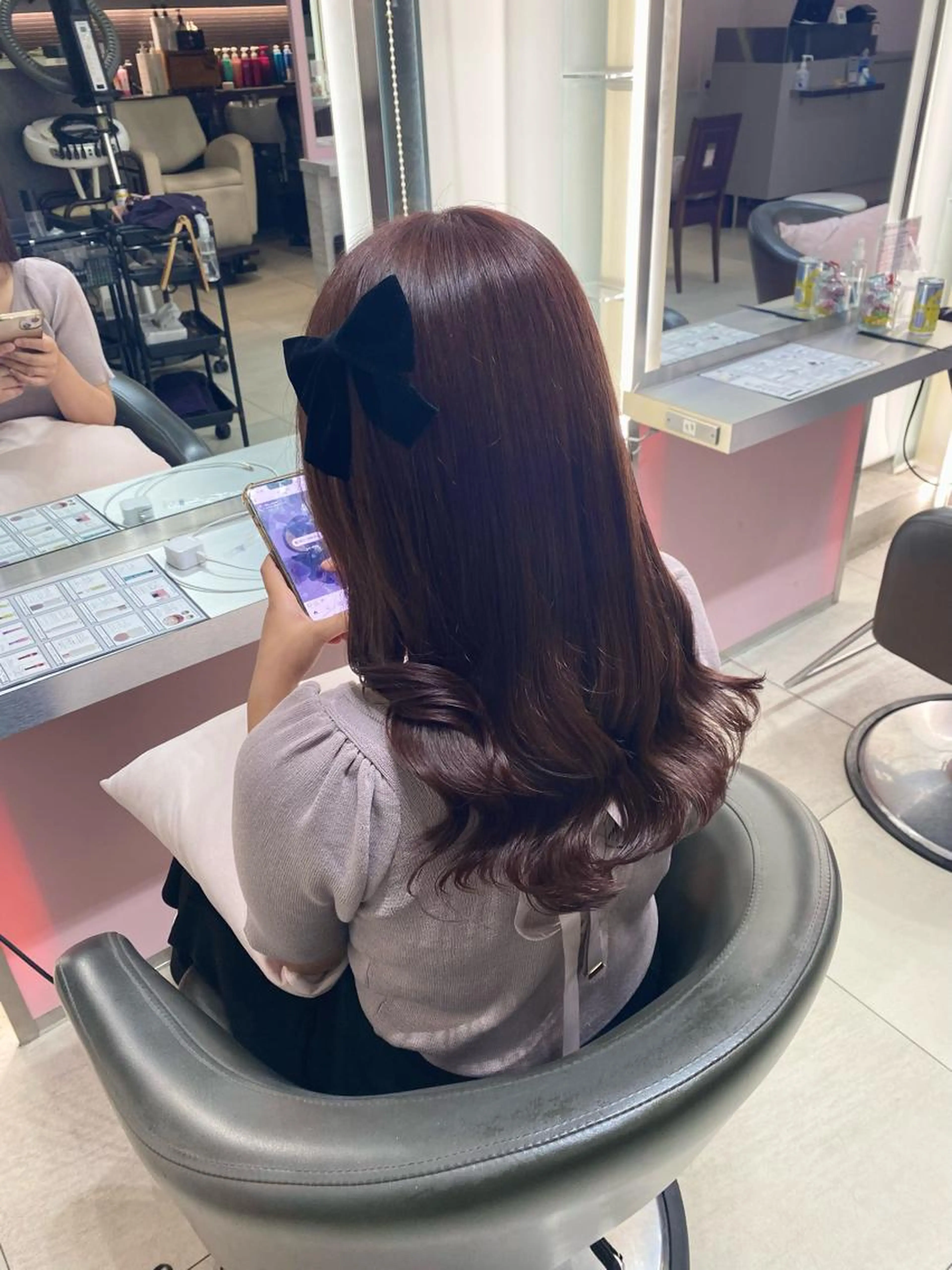 🎀 ブリーチなしダブルカラー + 高保湿3stepトリートメント 🎀 ロング料金なし💎の写真