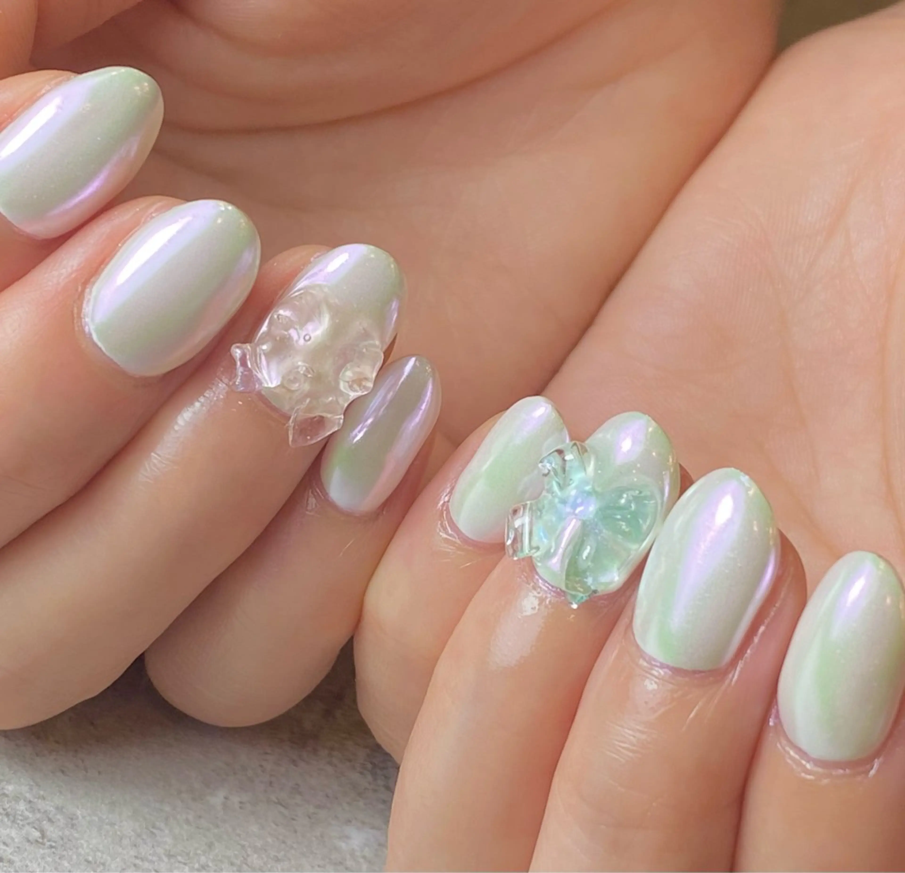 ネイル オーロラネイル ハンドネイル Narumi nailのネイルデザイン