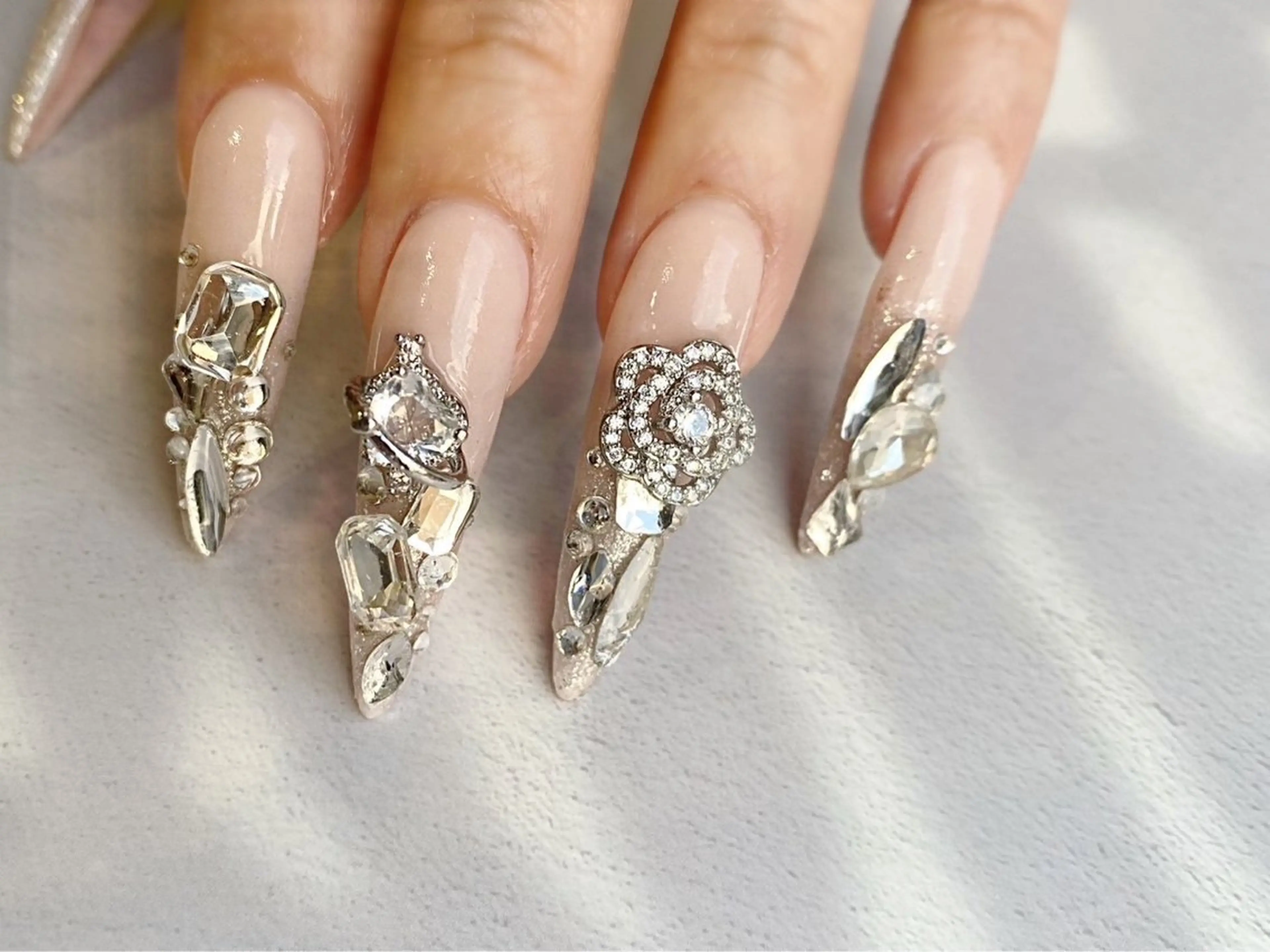【オフなし】ハンド💅✨🟧チップ長さ出し10本付🟧持ち込み150分アートコース💖の写真