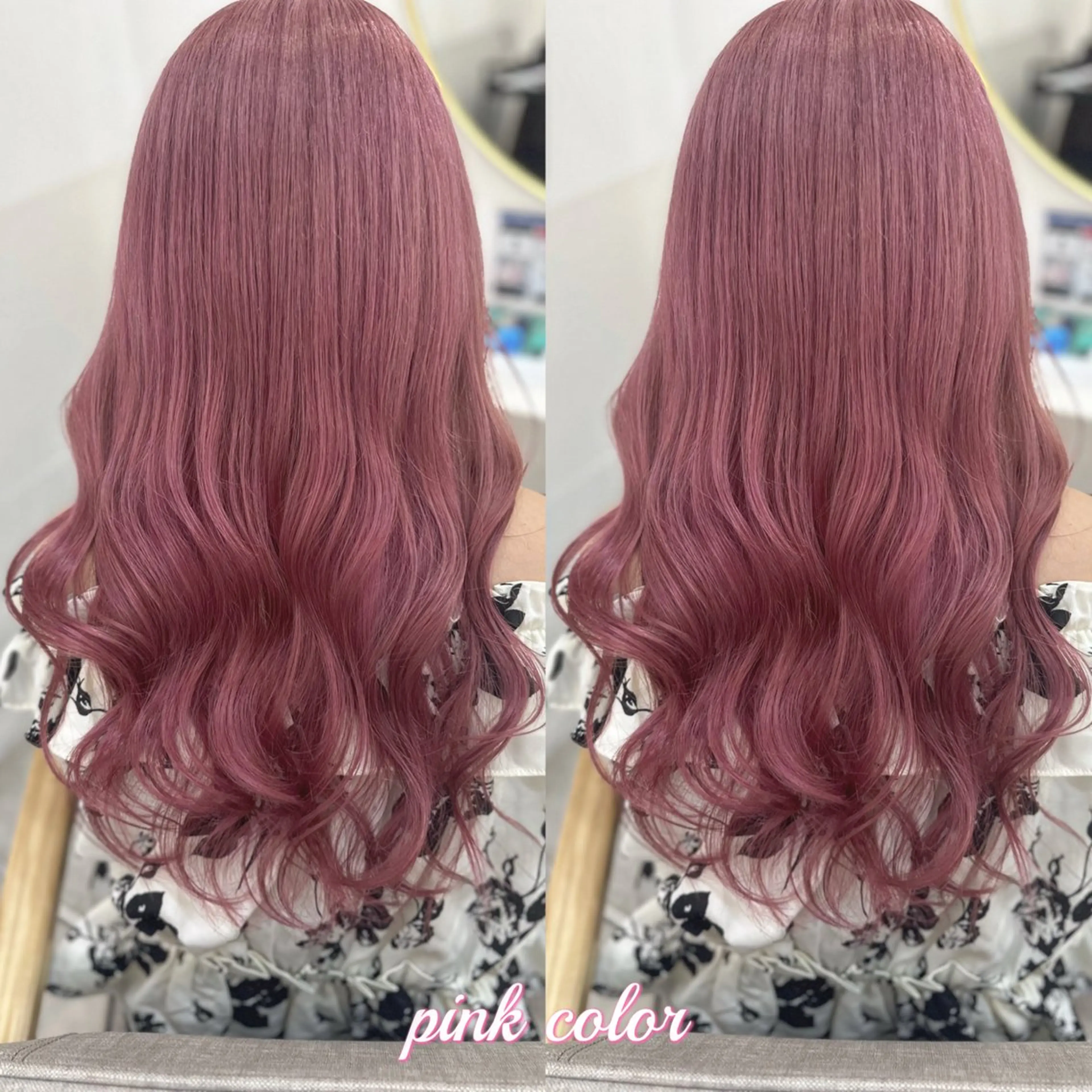 ロング ヘアカラー トリートメント lovis ゆうあのヘアスタイル