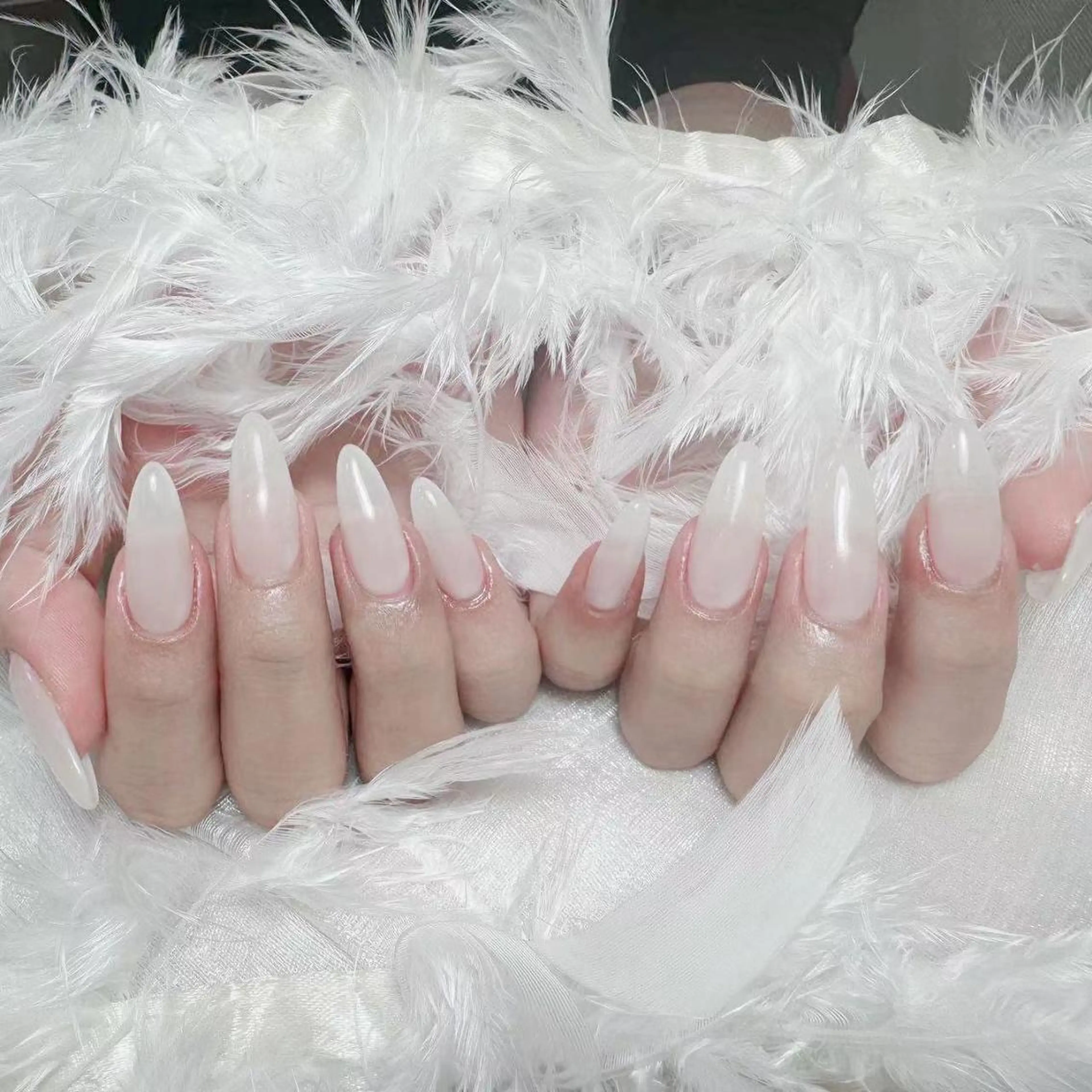 ネイル アートネイル オーロラネイル ガーリー キラキラネイル 韓国ネイル Diamond NAIL✨のネイルデザイン