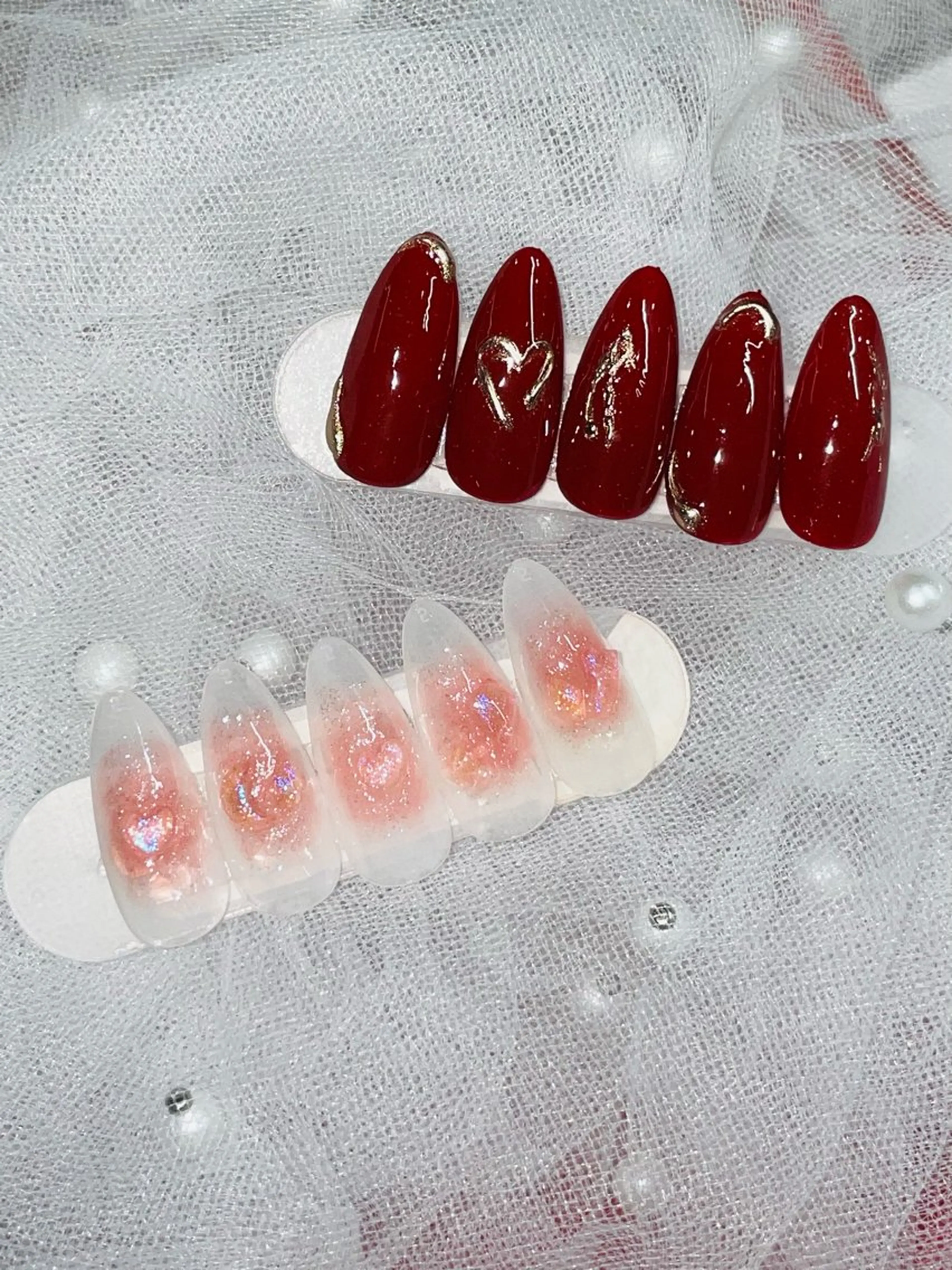 ネイル チークネイル I-nail Moeのネイルデザイン