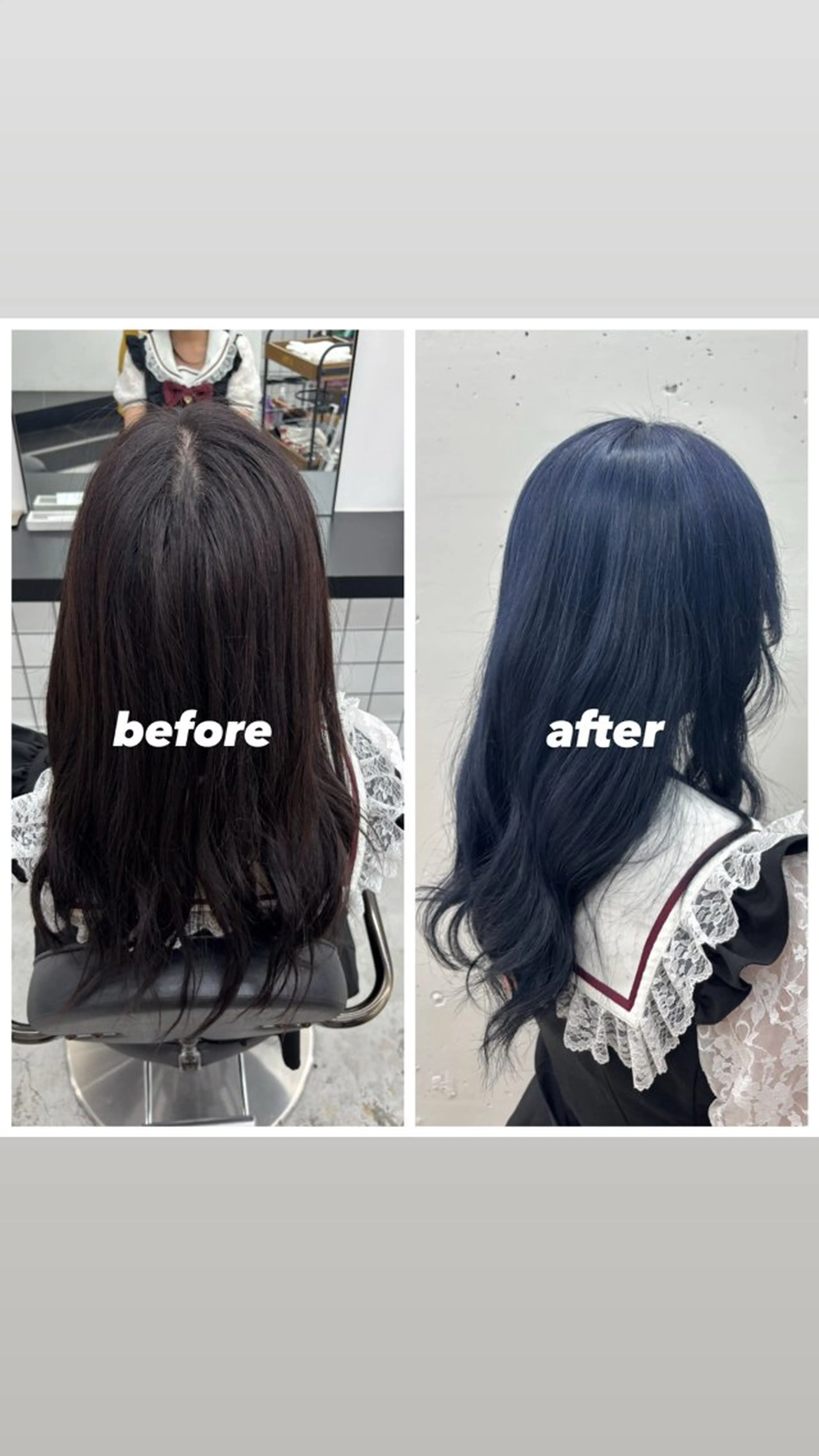 ロング カラー ブリーチ ブルーカラー ヘアカラー トリートメント 🌼あいり🌼 JILLSTUDIOのヘアスタイル