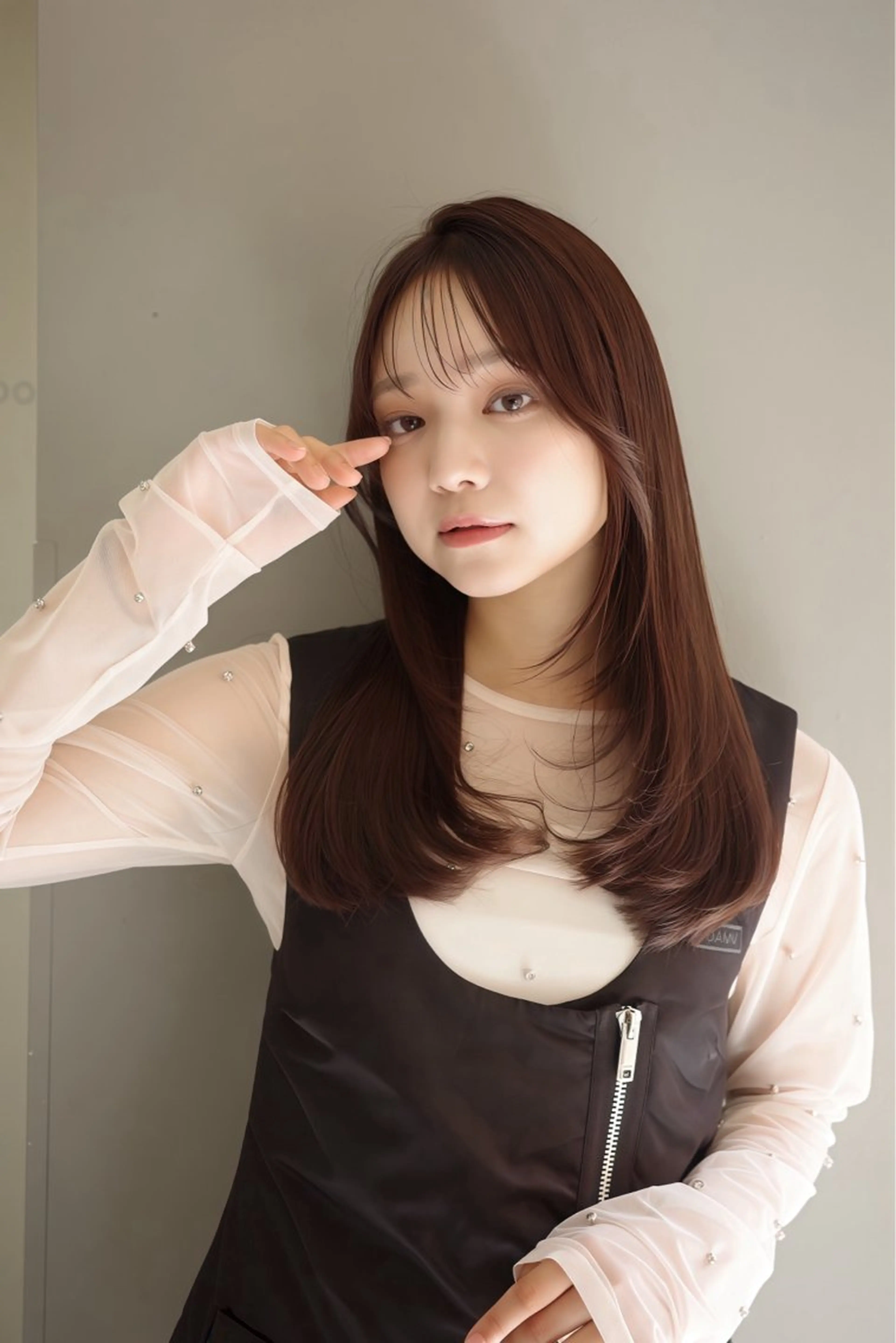 セミロング レイヤーカット カット ヘアカラー 縮毛矯正 トリートメント sia所属・巻ける縮毛矯正🪞 髪質改善特化谷名勇輝のヘアスタイル