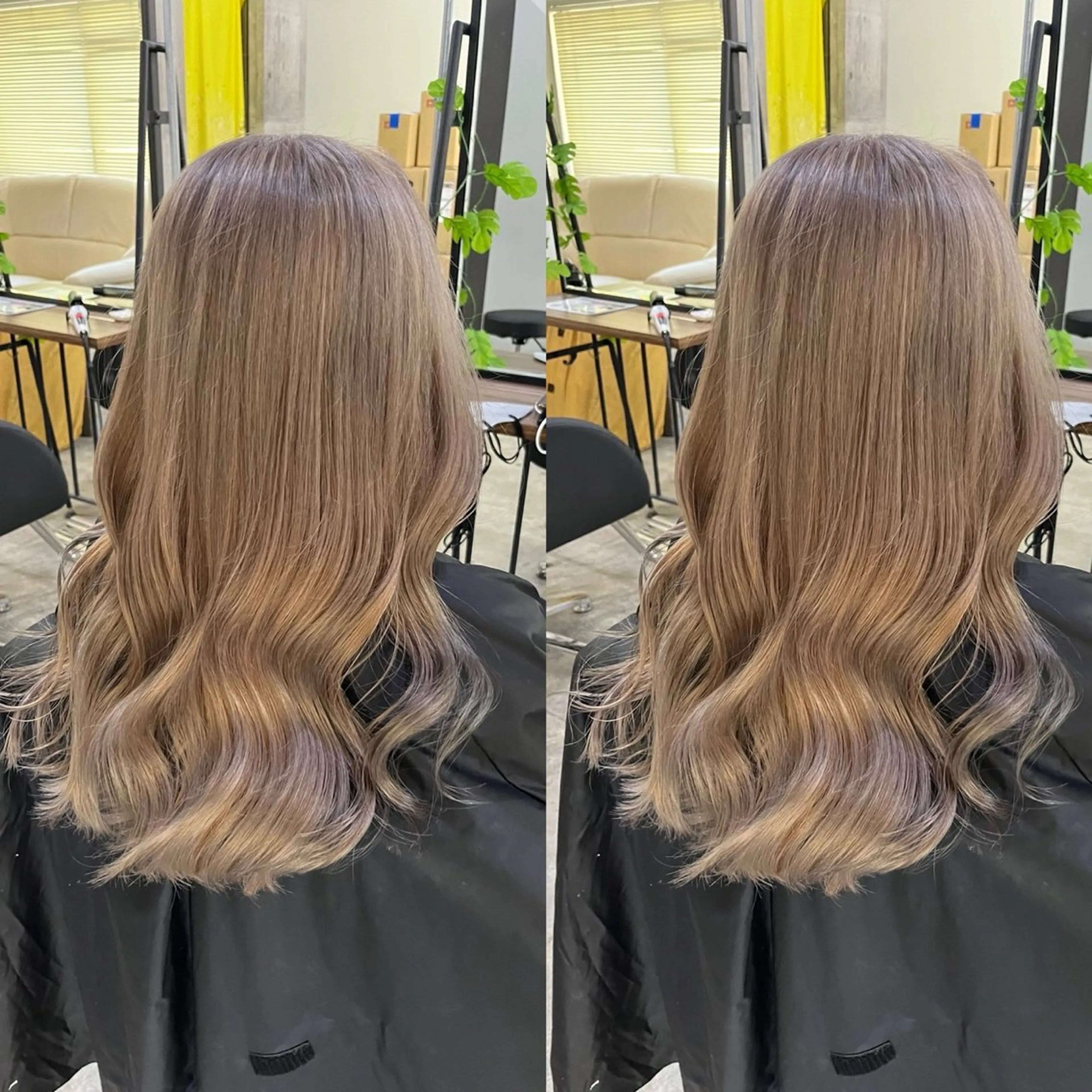 【ダブルカラー】✨ブリーチ+全体カラー+システムトリートメント✨ロング料金無料✨の写真