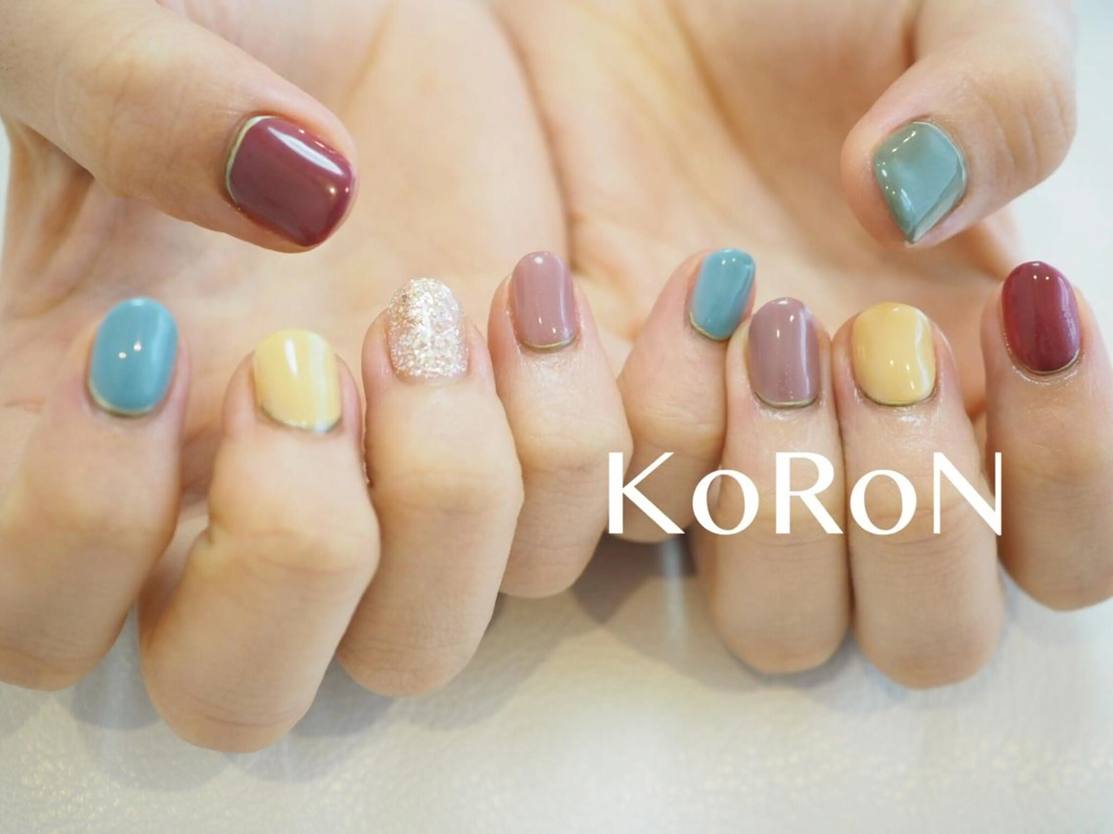 ネイル ハンドネイル 自宅サロン鎌倉 KORONのネイルデザイン