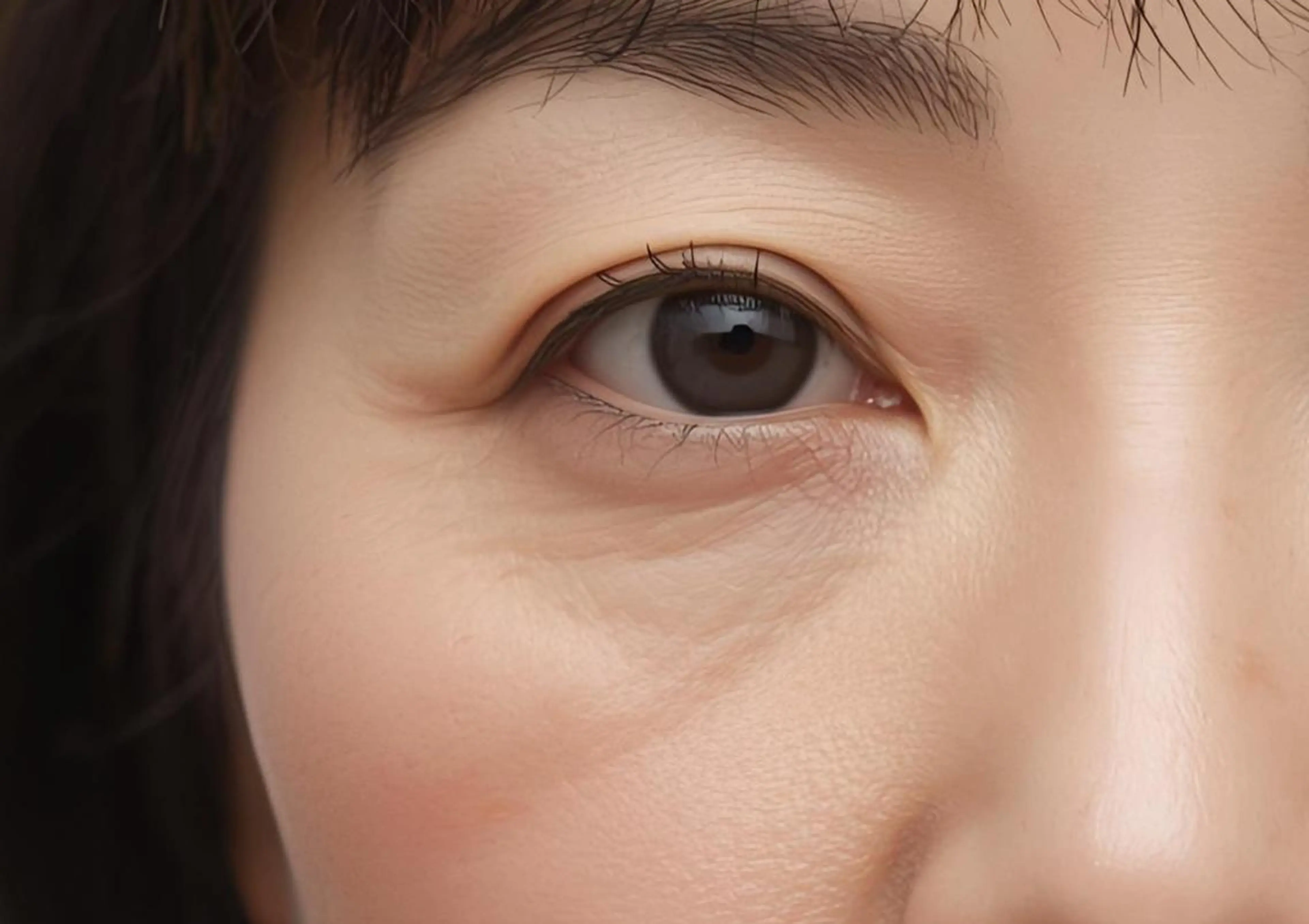 《目の下のたるみ・青・黒クマ集中改善》目元リフト美容鍼+LEDの写真