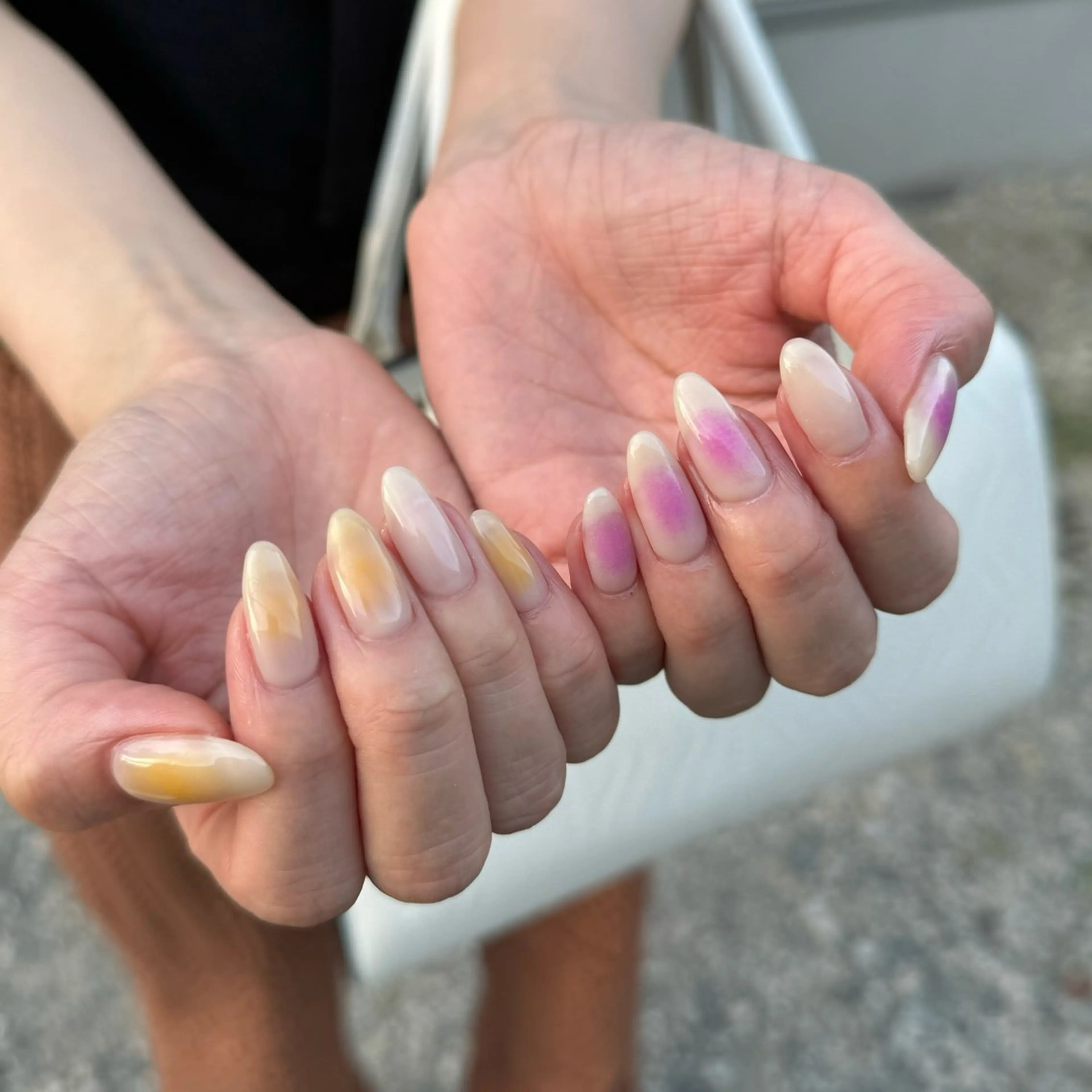 ネイル チークネイル フットネイル マグネットネイル ミラーネイル ニュアンスネイル jeu NAIL.のネイルデザイン