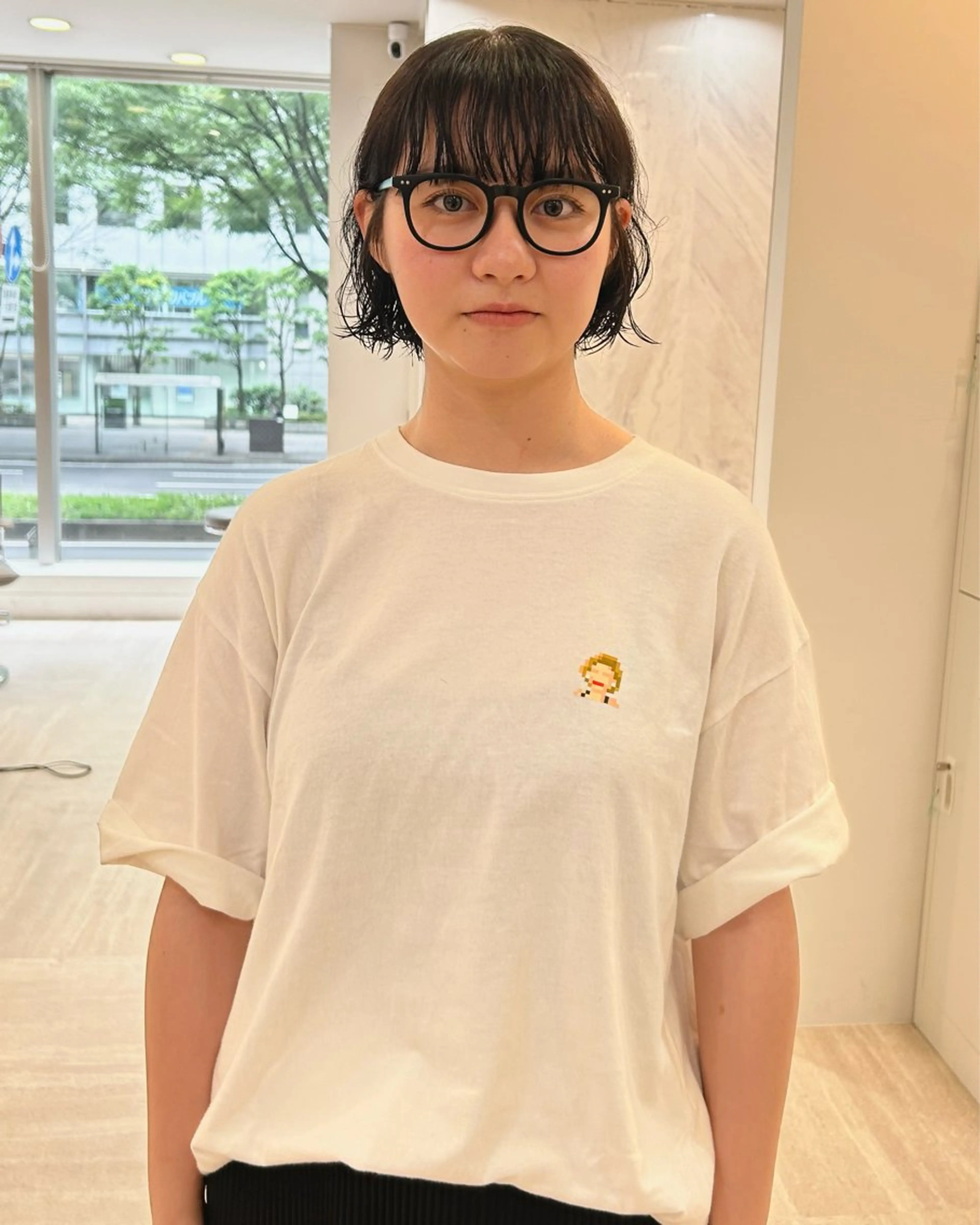 ショート カット パーマ トリートメント 鳥海 海のヘアスタイル