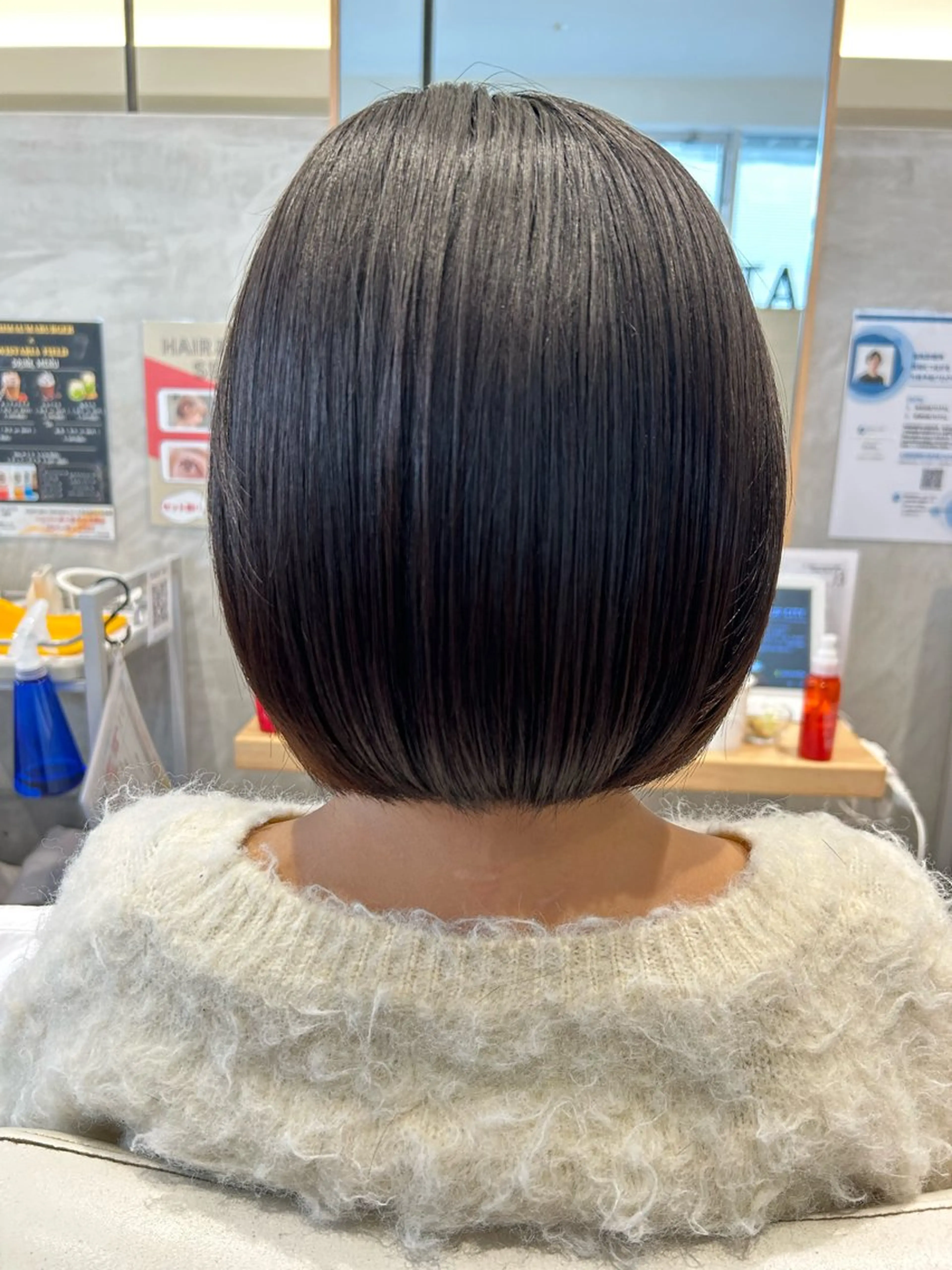 レディースカットカラー（ブリーチなし）　（カットモデル）の写真