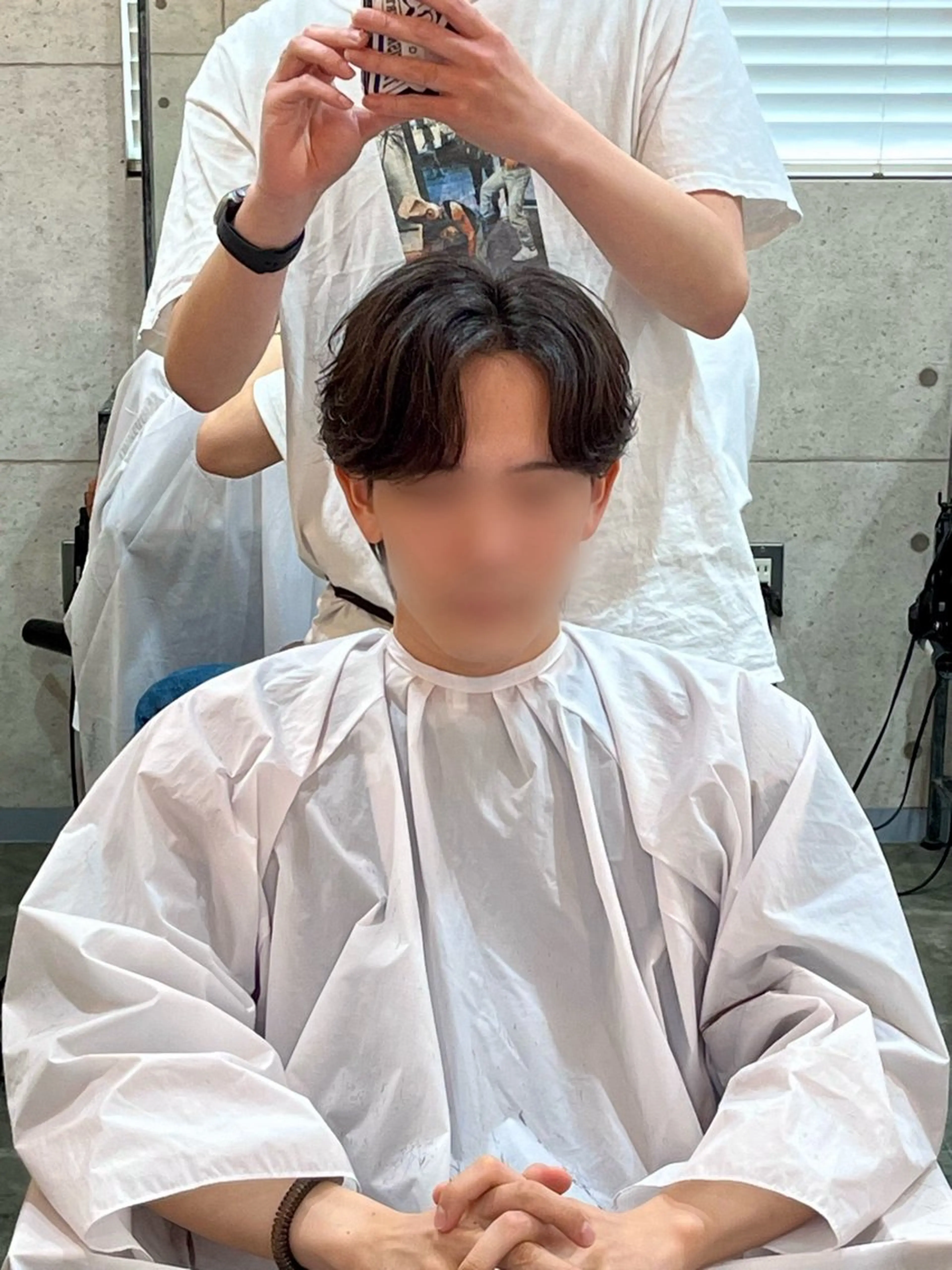 ショート メンズ センターパート FLAVA所属・吉祥寺メンズカット/ 韓国ヘア　渡邉壮太朗のヘアスタイル