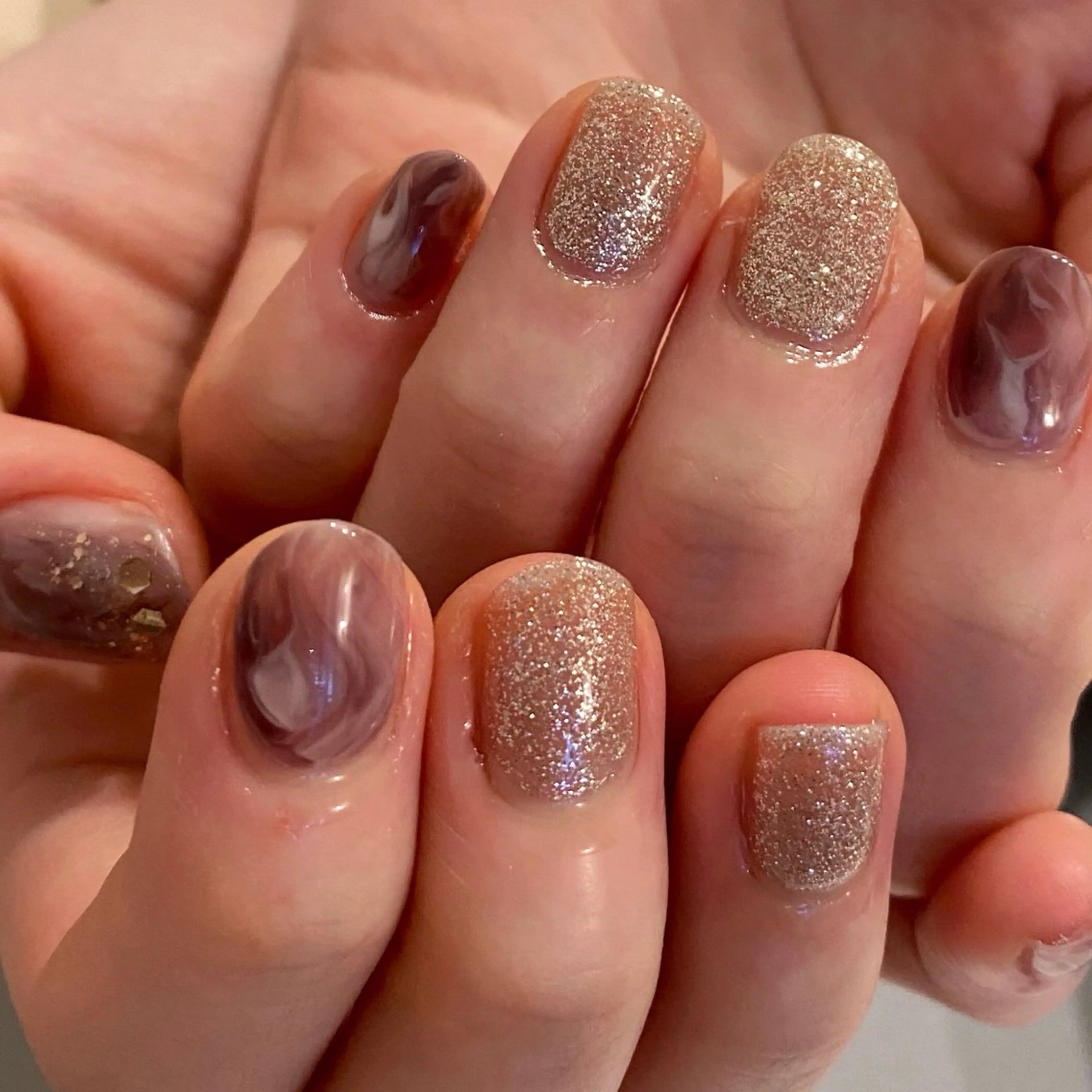 ネイル 卒業式 ニュアンスネイル nail amuseのネイルデザイン