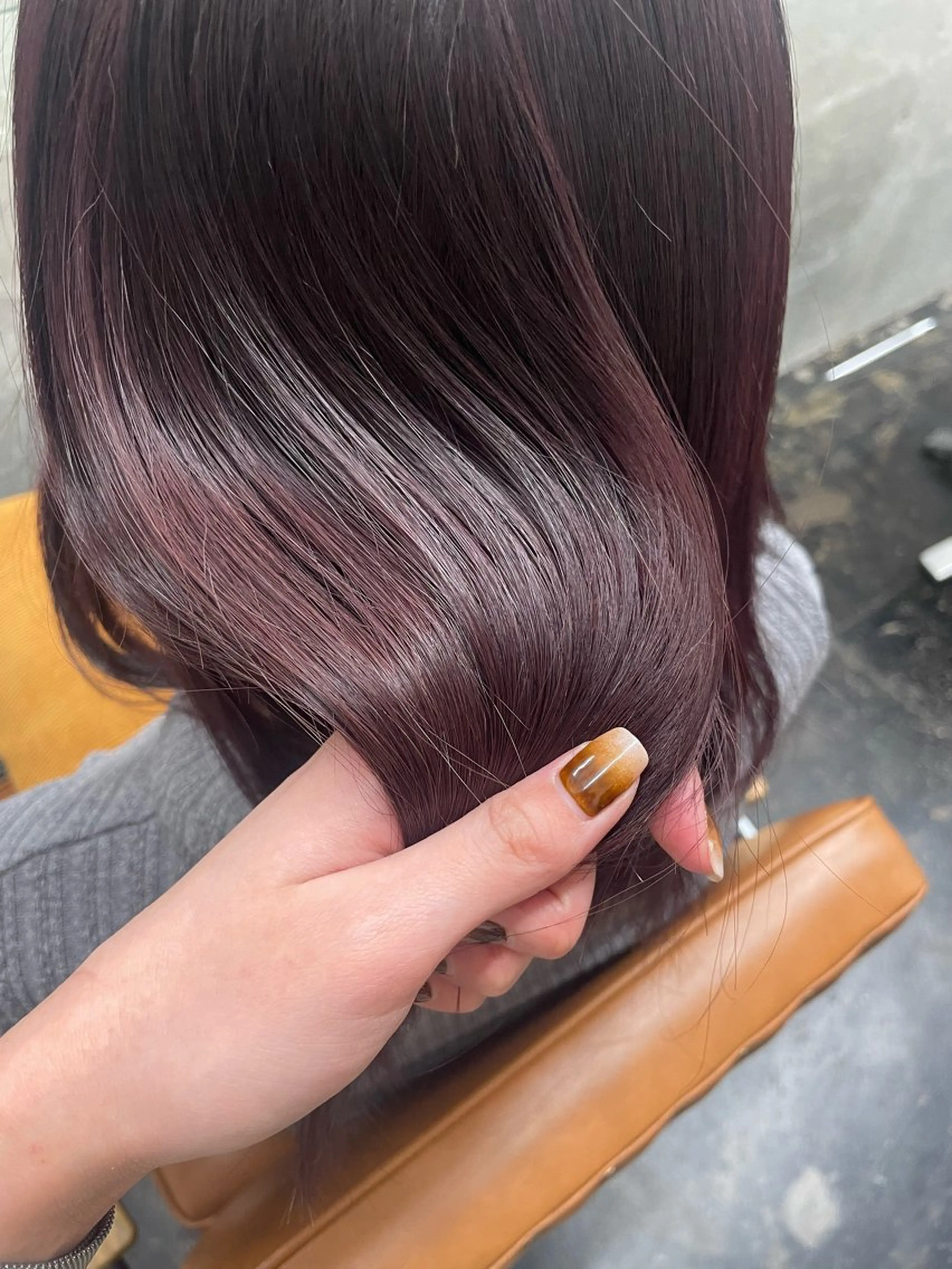 ミディアム ヘアカラー ボブ/ショート おおいえひびきのヘアスタイル