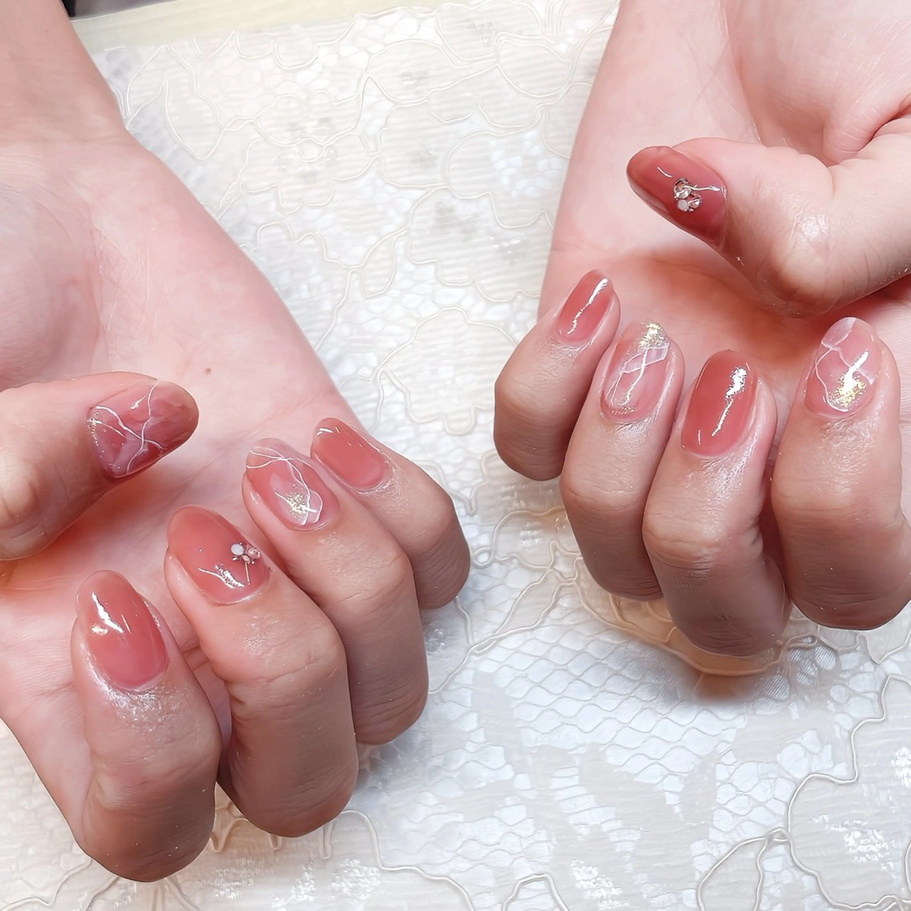 ネイル Aube Nail 佐藤のネイルデザイン