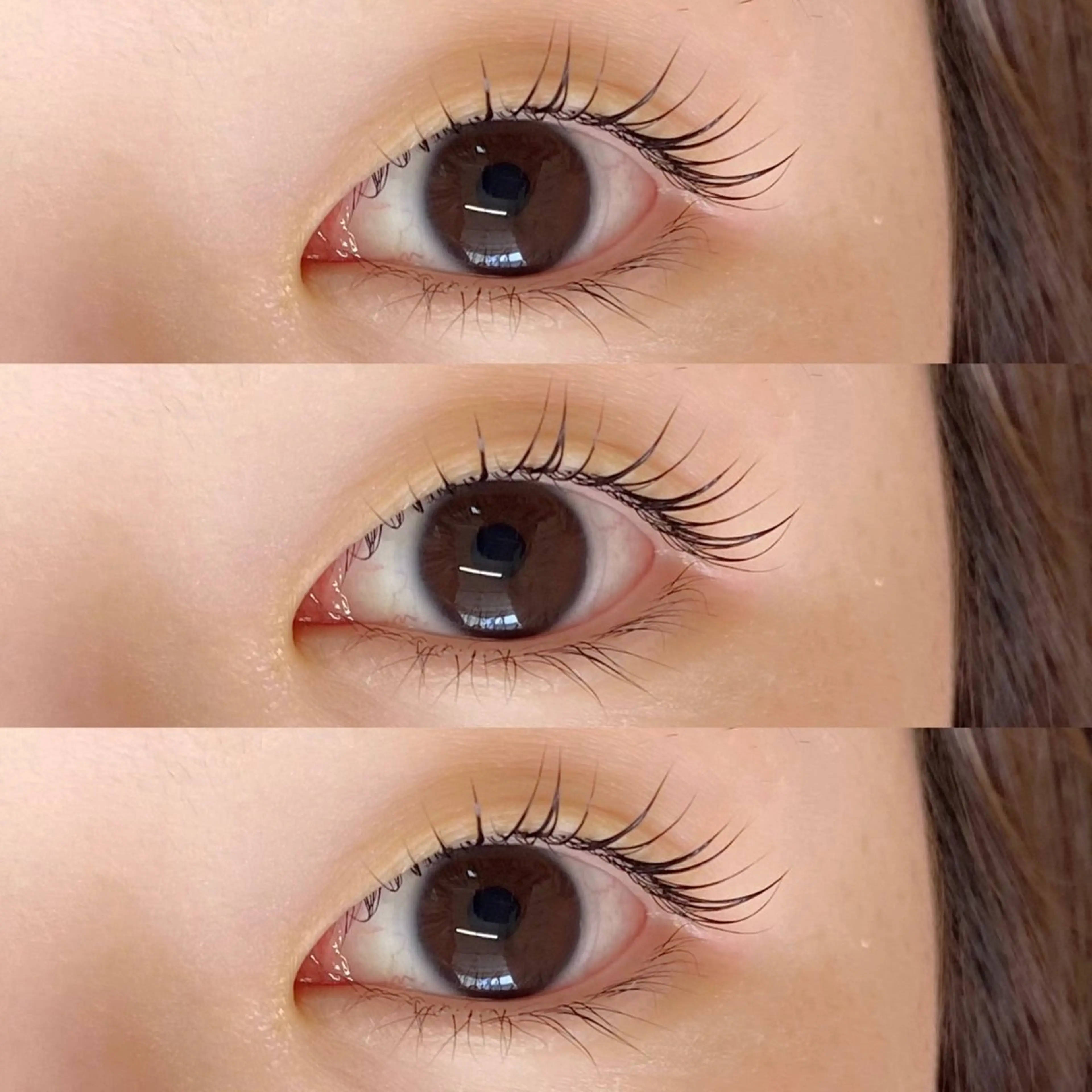 マツエク・マツパ ナチュラル 一重×まつ毛パーマ マツパ meg .のマツエク・マツパデザイン