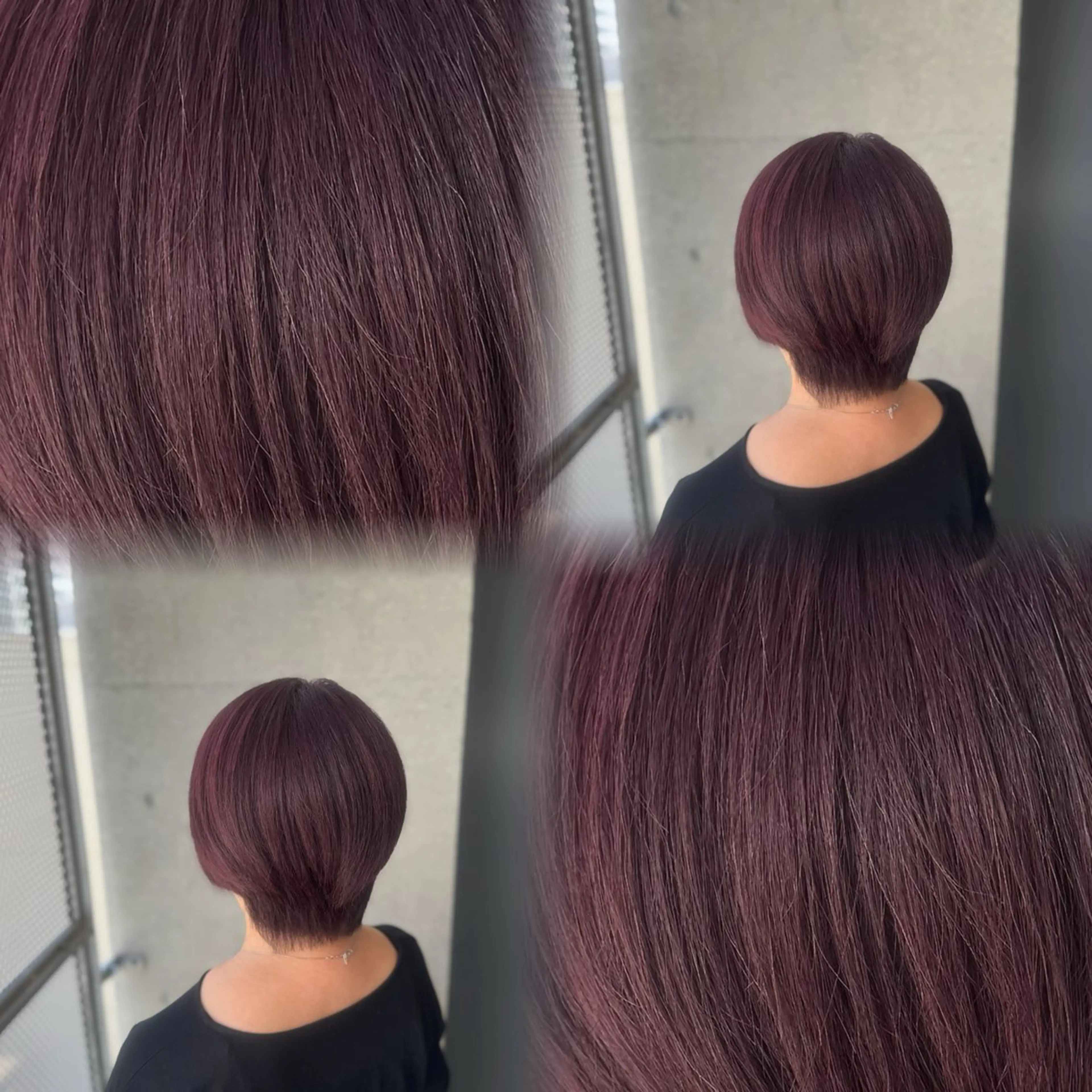 ショート カラー ヘアカラー トリートメント 髙橋 李里亜のヘアスタイル