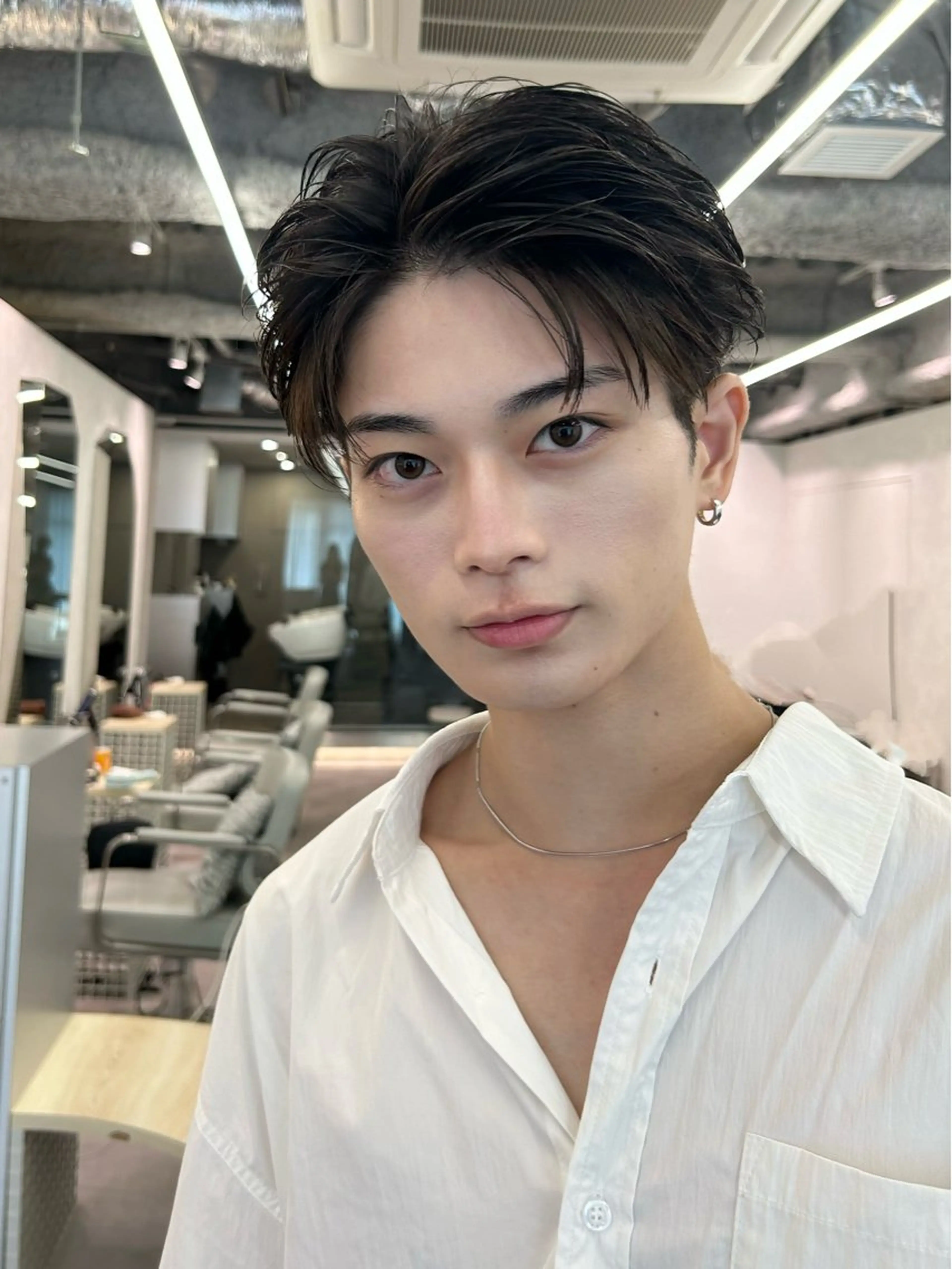 メンズ カット パーマ 横浜で一番パーマ 巻いてます田中ですのヘアスタイル