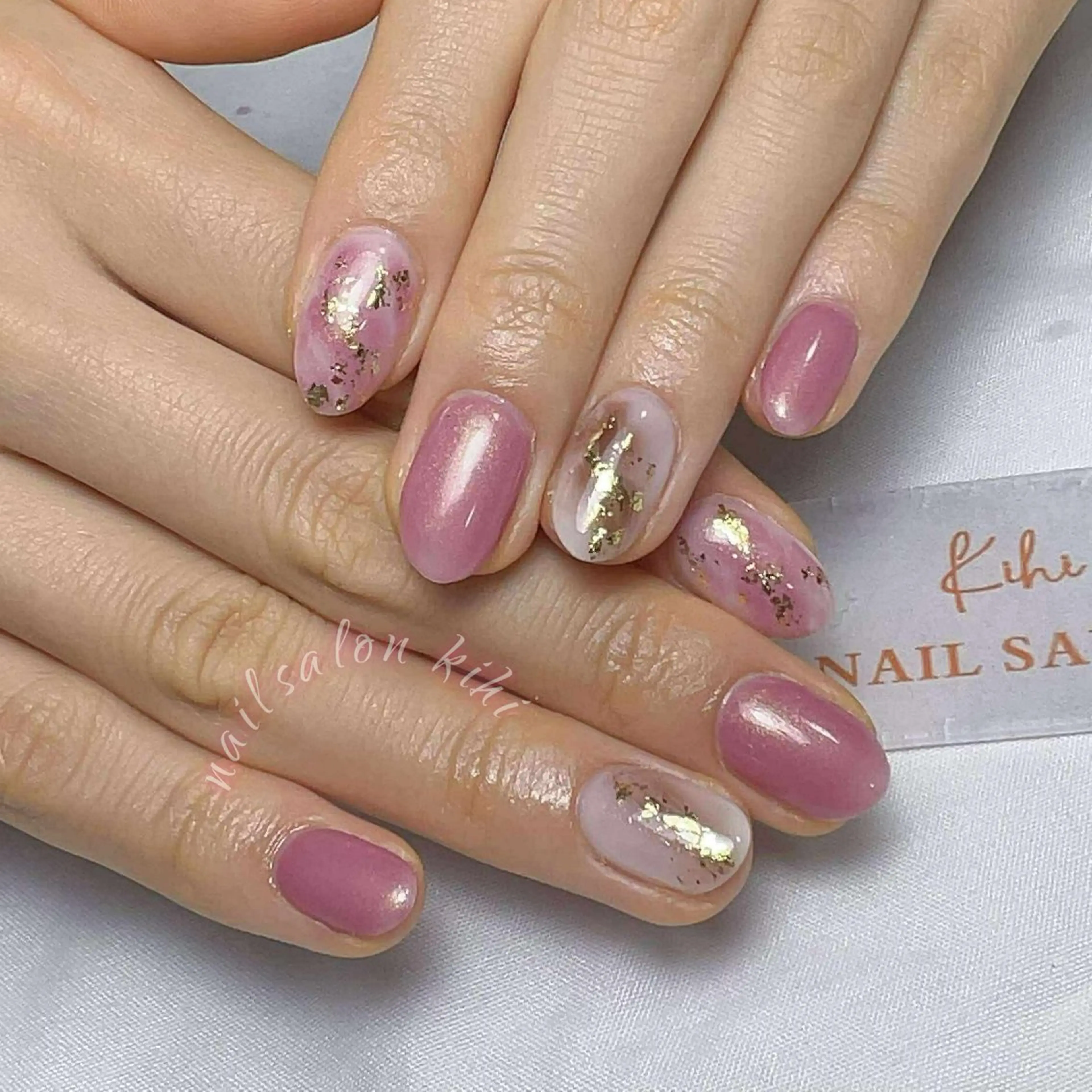 ネイル アートネイル フレンチネイル ジェルネイル グラデーション 韓国ネイル ハンドネイル ハンドケア Nail Salon Kihi さくらのネイルデザイン