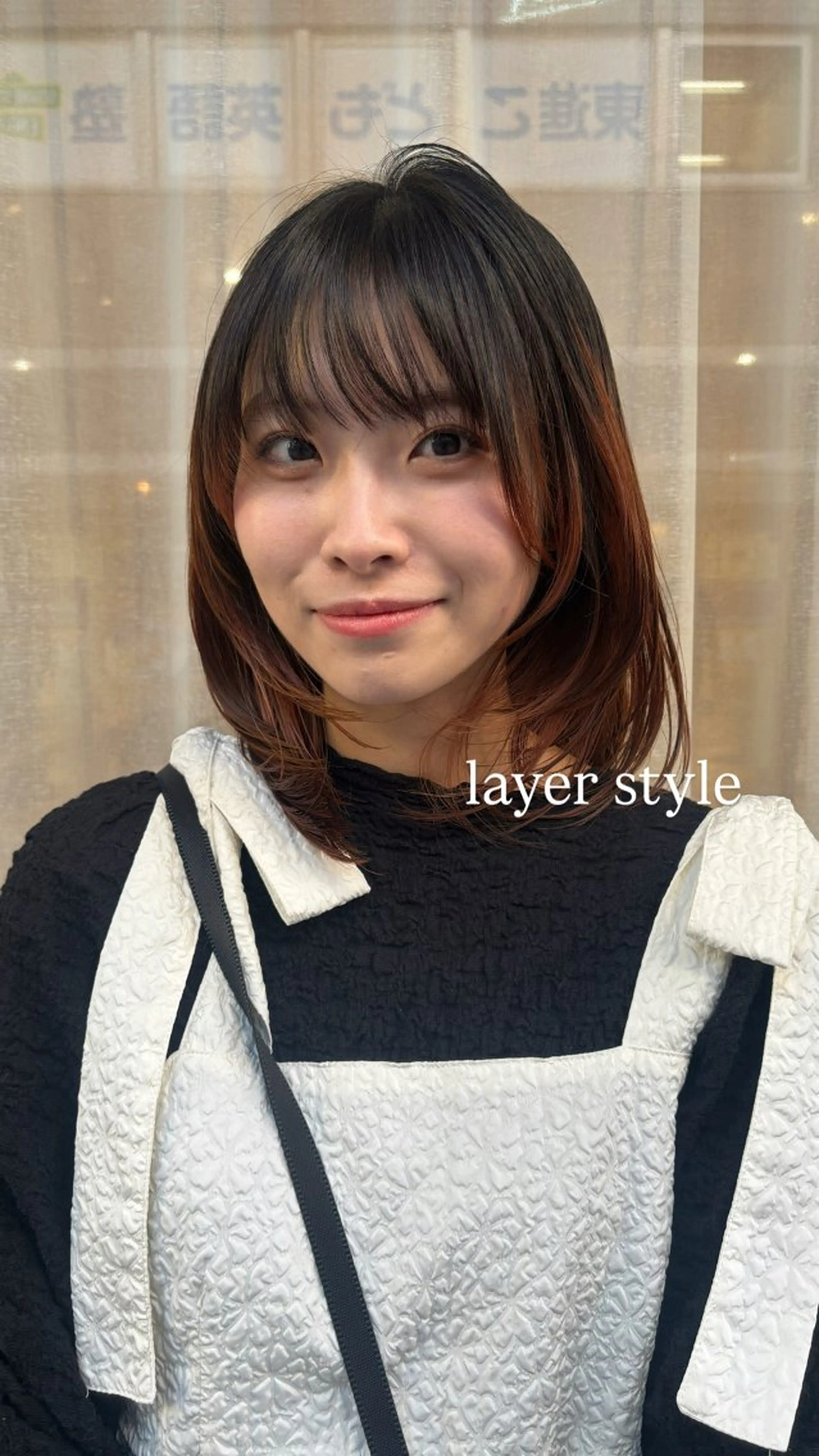 ミディアム mino🌼🌈 ボブ/透明感カラーのヘアスタイル