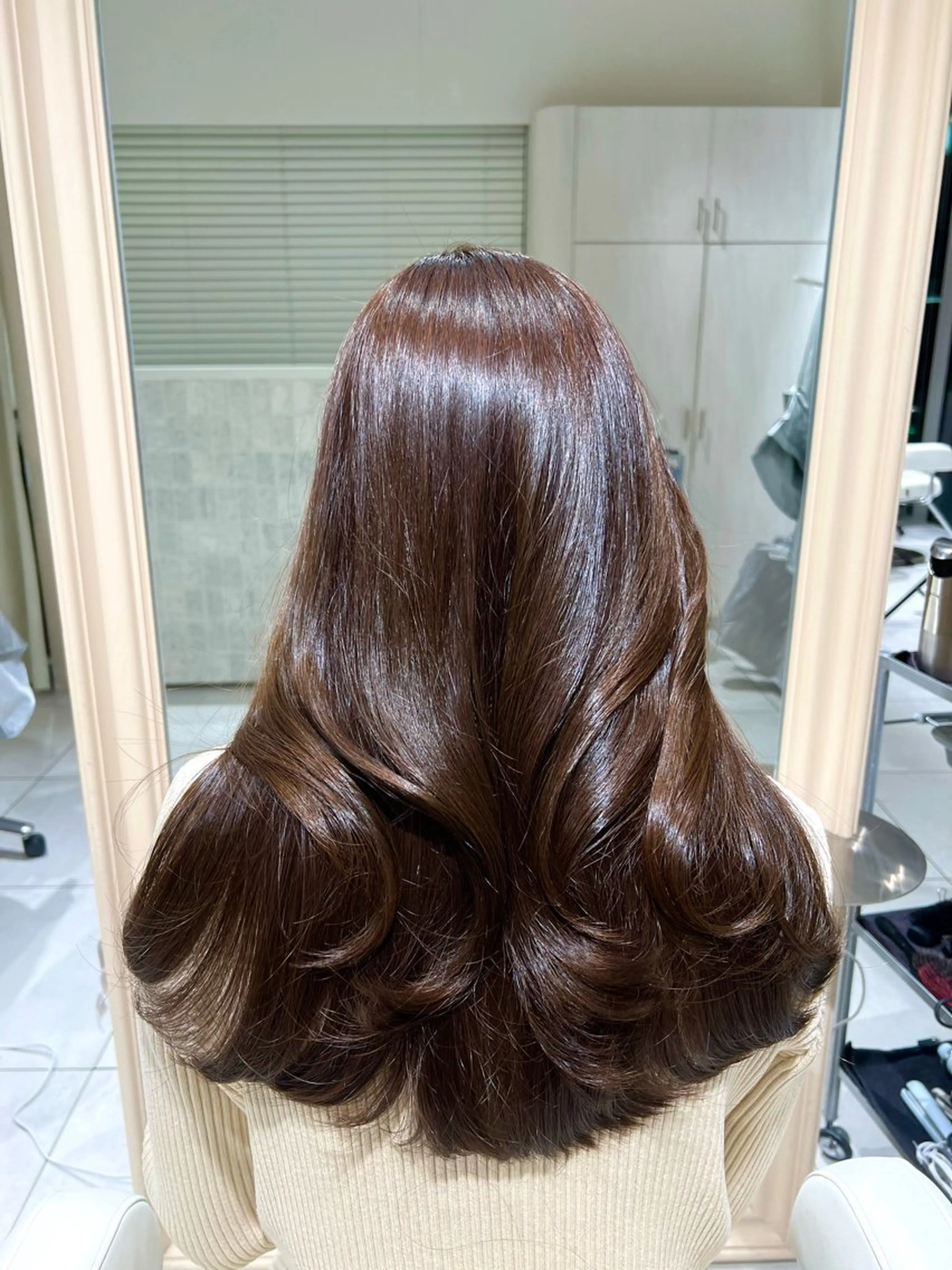 ロング ヘアカラー トリートメント 森川 翔太のヘアスタイル