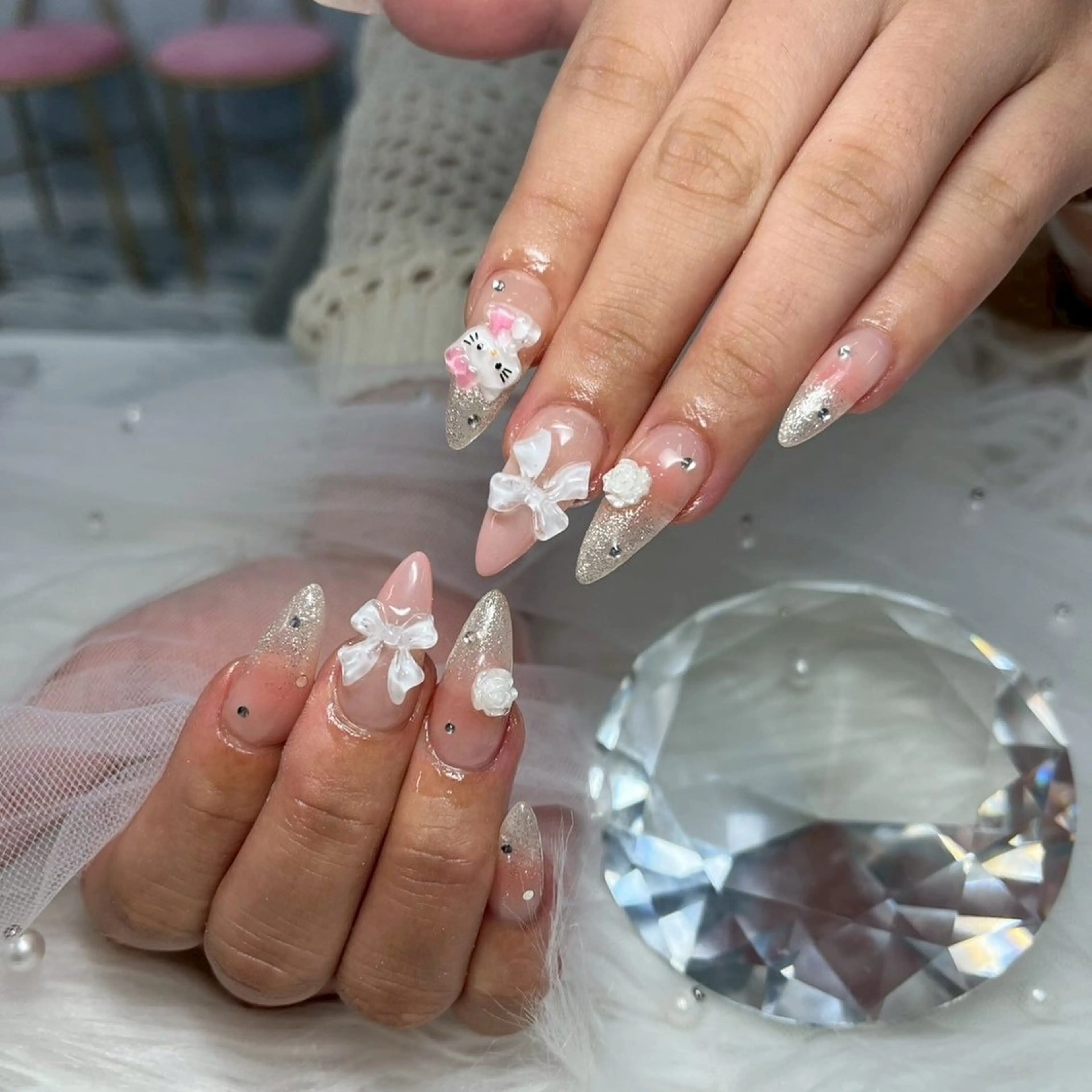 ネイル ハンドネイル 【パラジェル・フィルイン取扱店】EmaNail +kihakuya（エマネイル）天満橋店所属・EmaNail🎀 エマネイル天満橋店のネイルデザイン