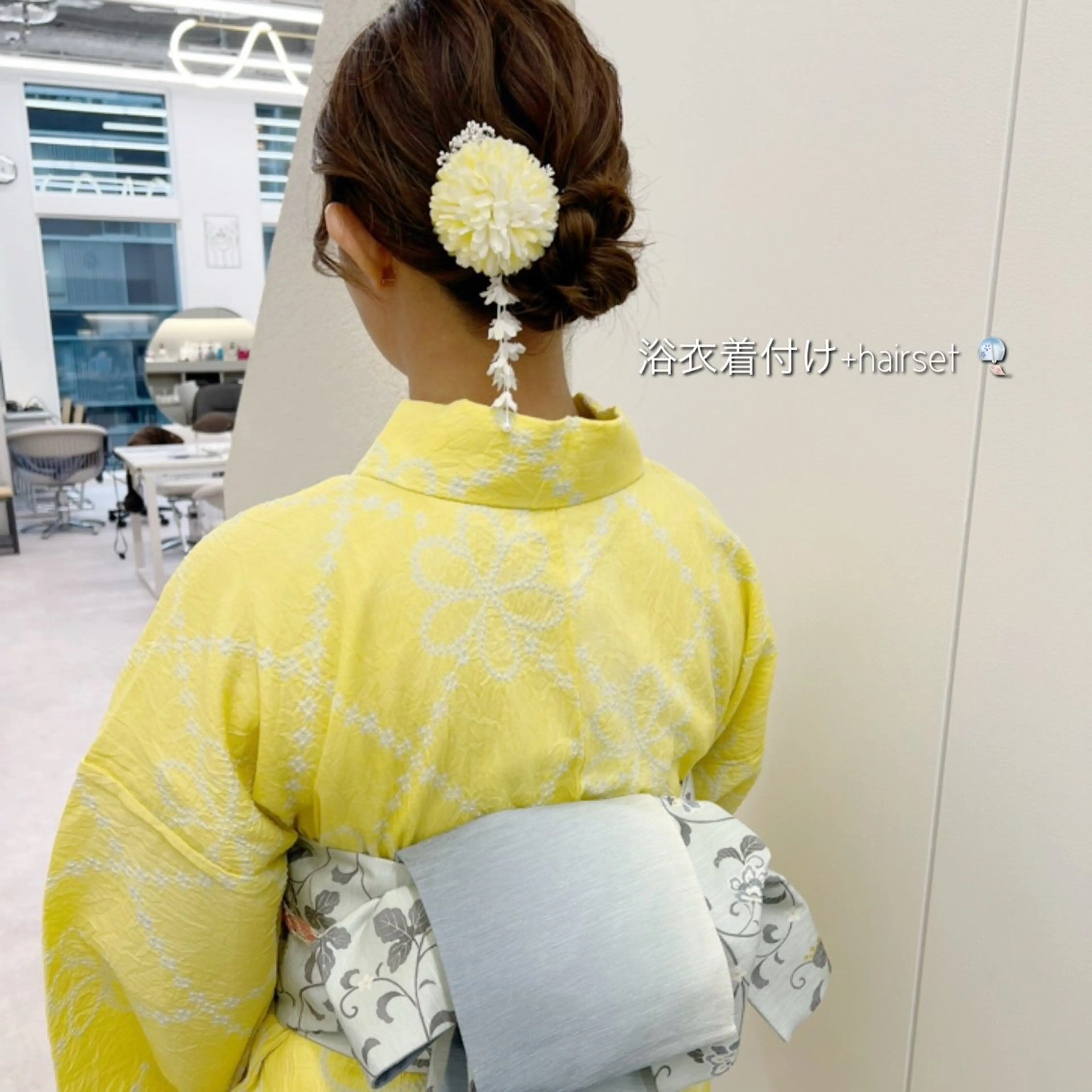 ミディアム カラー 浴衣 着付け 美髪矯正/髪質改善/ 艶髪🤍伊藤梨紗のヘアスタイル