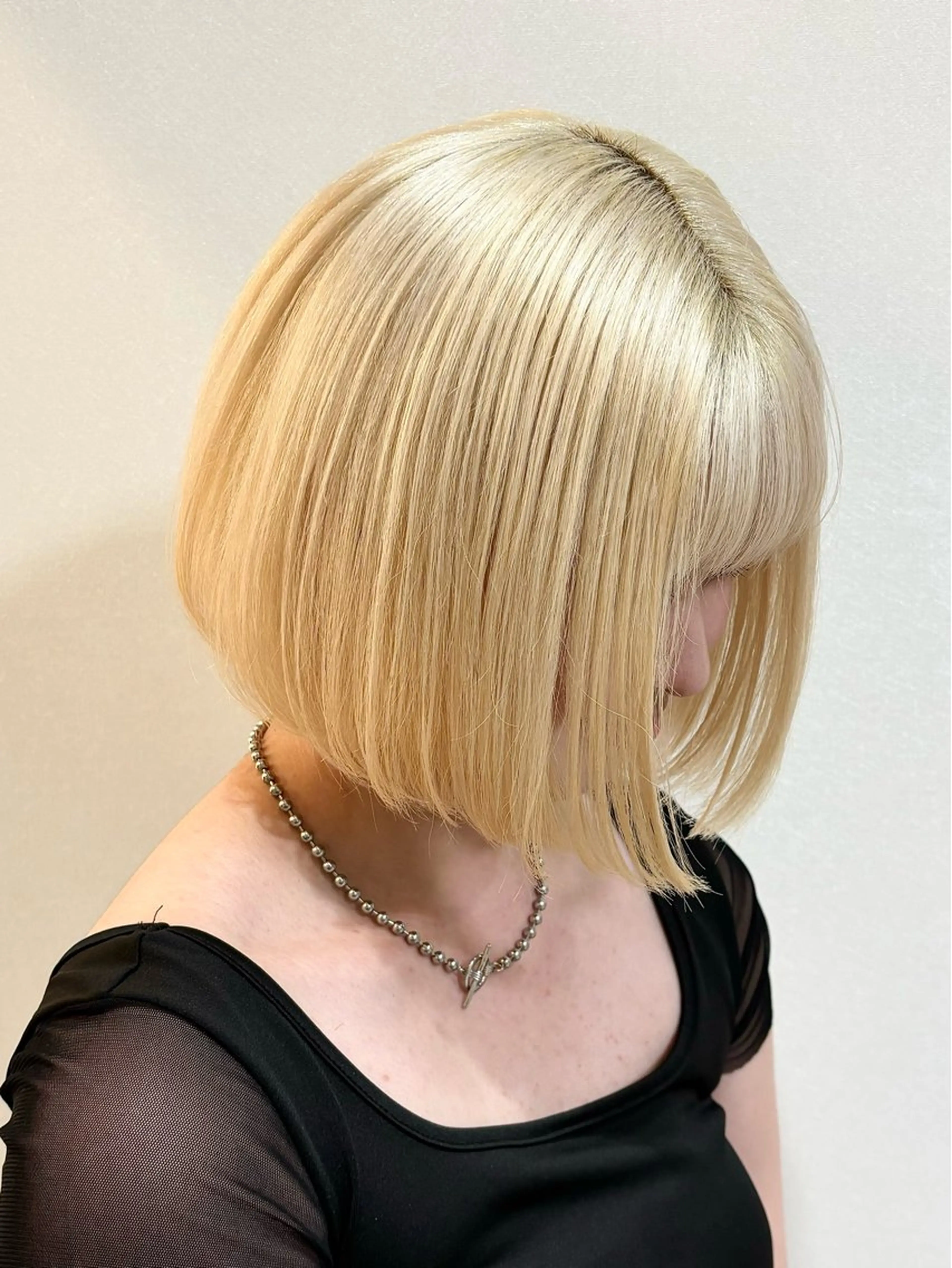 ショート カラー ボブ カット ヘアカラー パーマ/暖色 /レイヤー/後藤海音のヘアスタイル