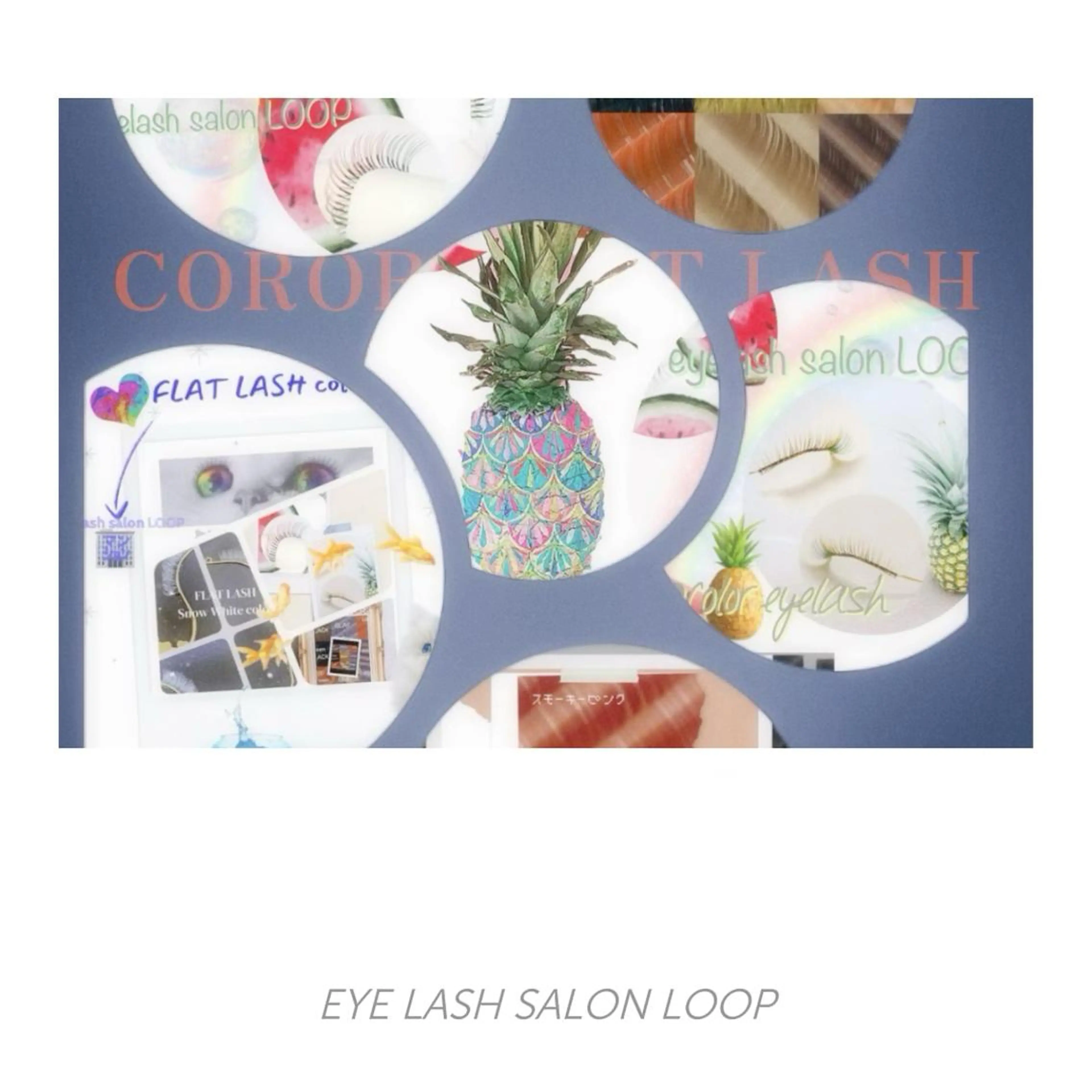 カラー メンズ マツエク・マツパ 黒髪 ブルーカラー ブラウンカラー 透明感カラー ダークブラウン eyelash salonLoopꨄのマツエク・マツパデザイン