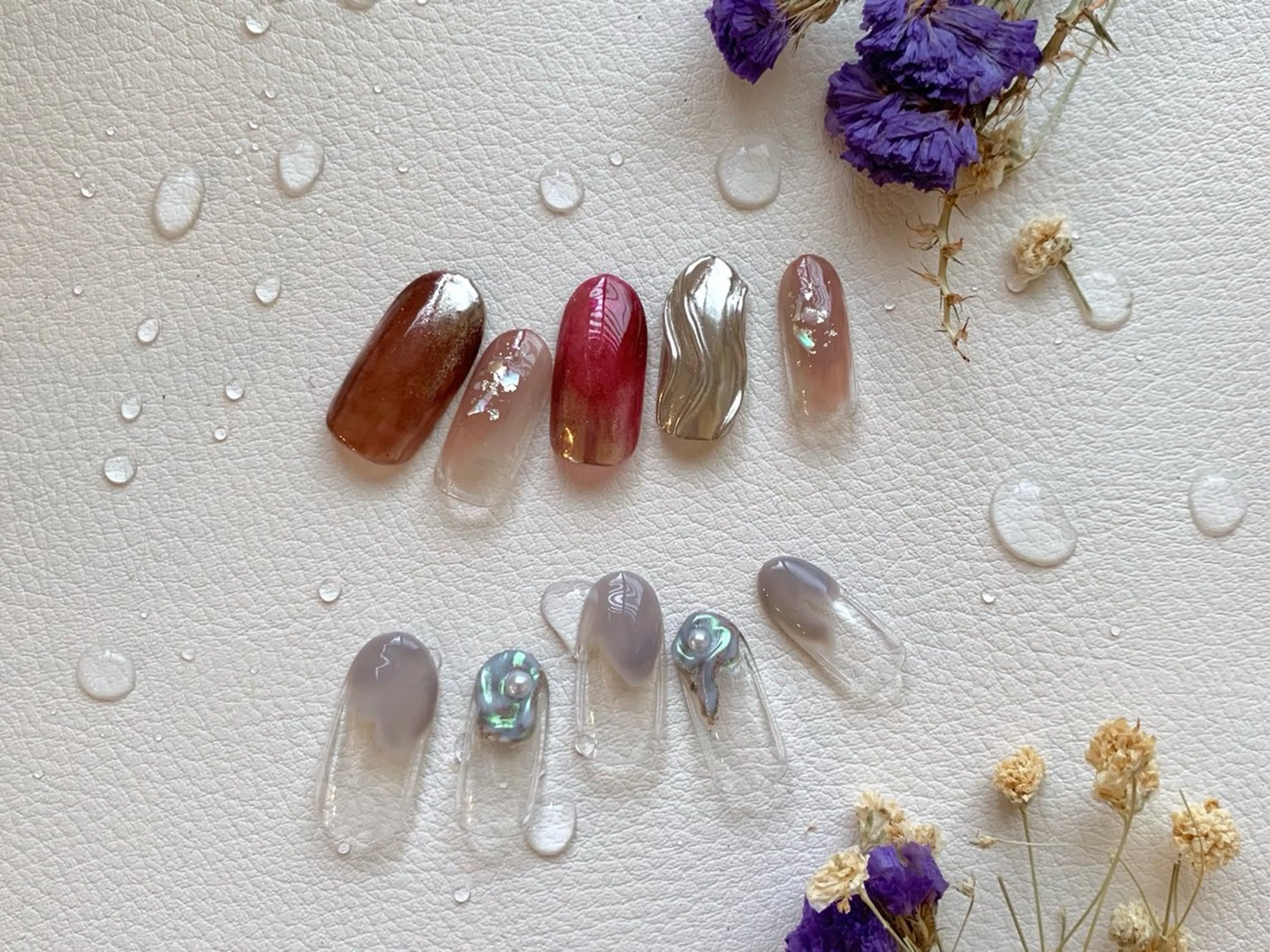 ネイル Aube Nail 佐藤のネイルデザイン
