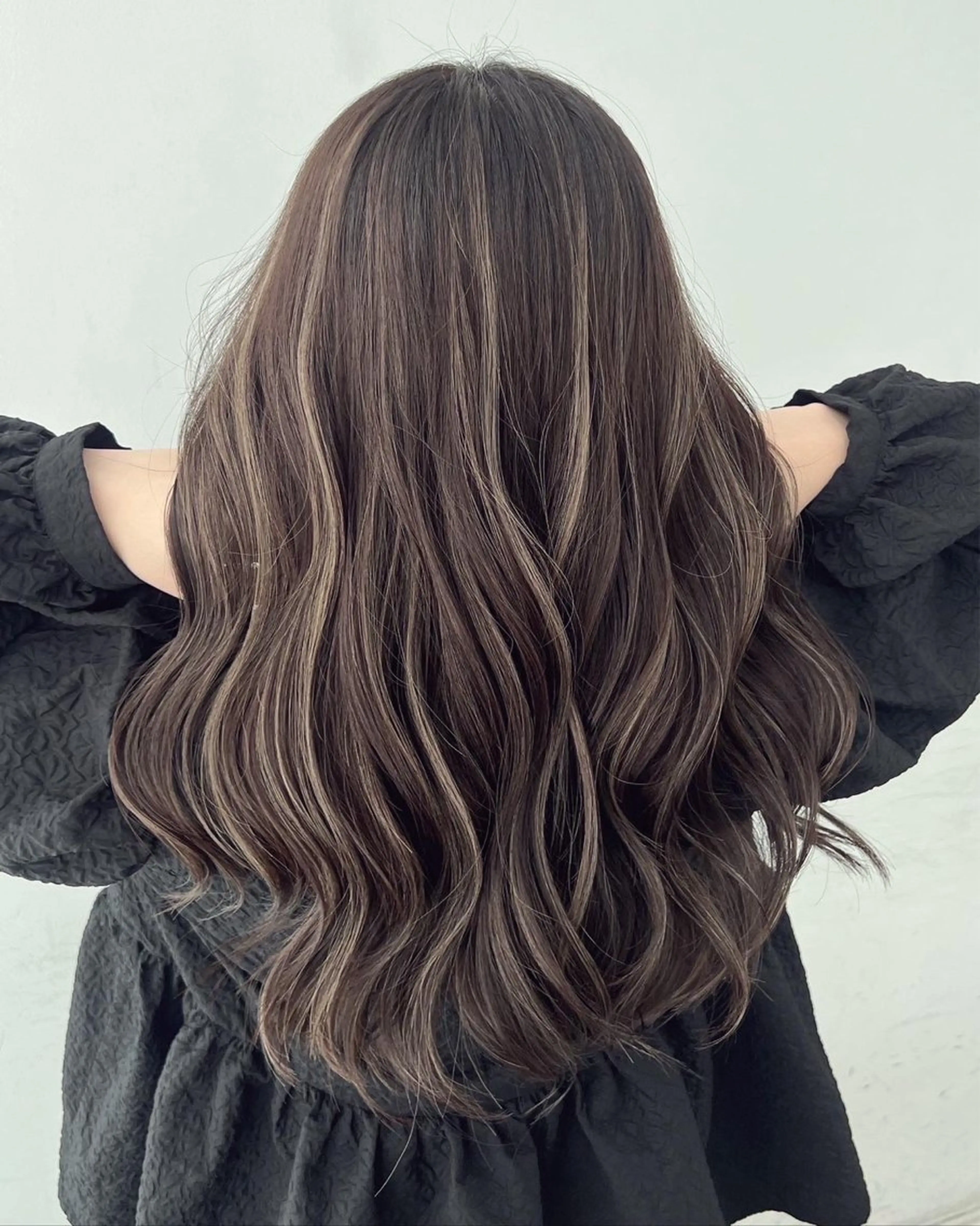 ロング ヘアカラー トリートメント ✨透明感艶カラー YUKI✨のヘアスタイル