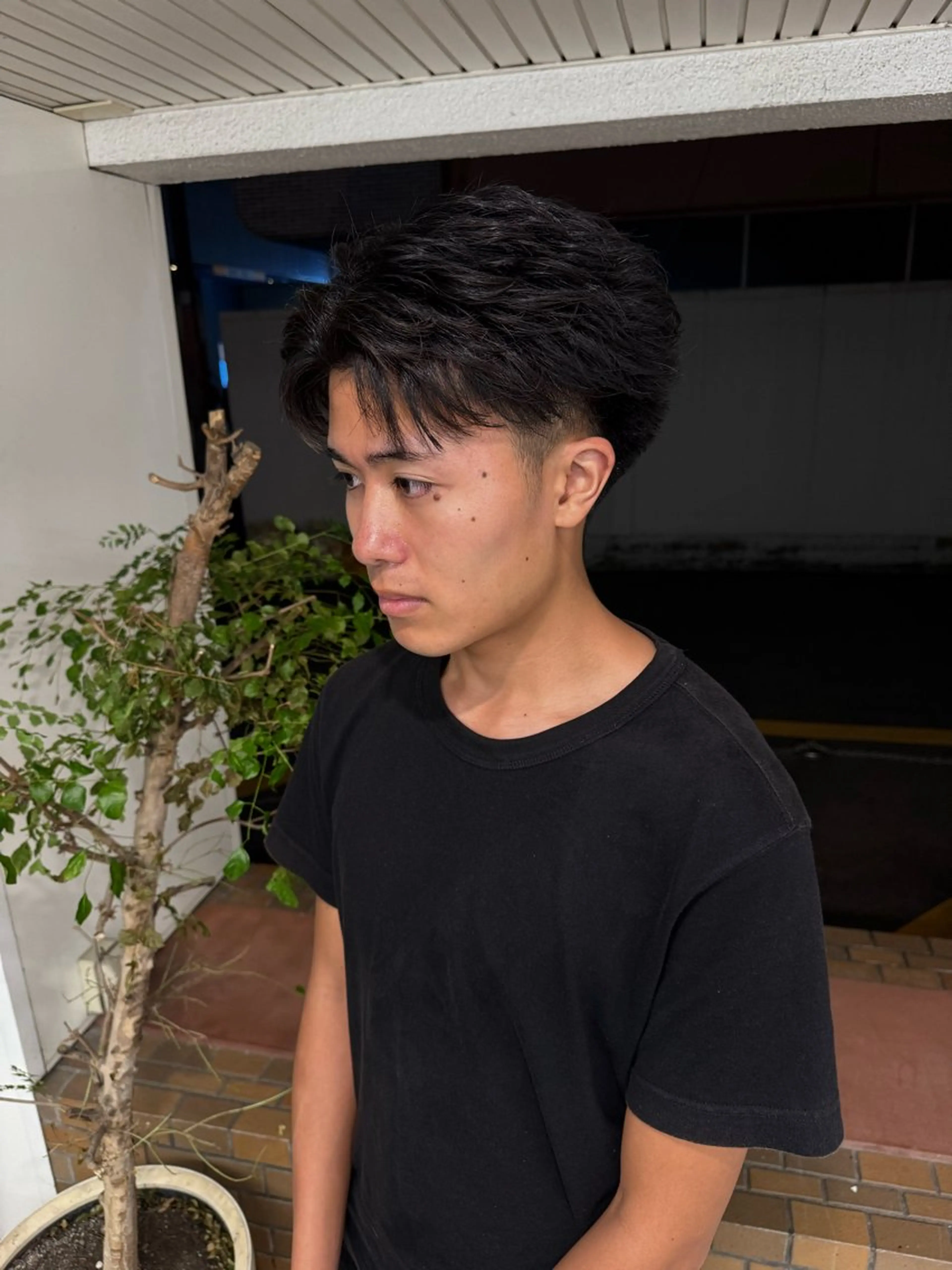 メンズ カット 大名/透明感カラー/ 中明度カラー/徹平のヘアスタイル