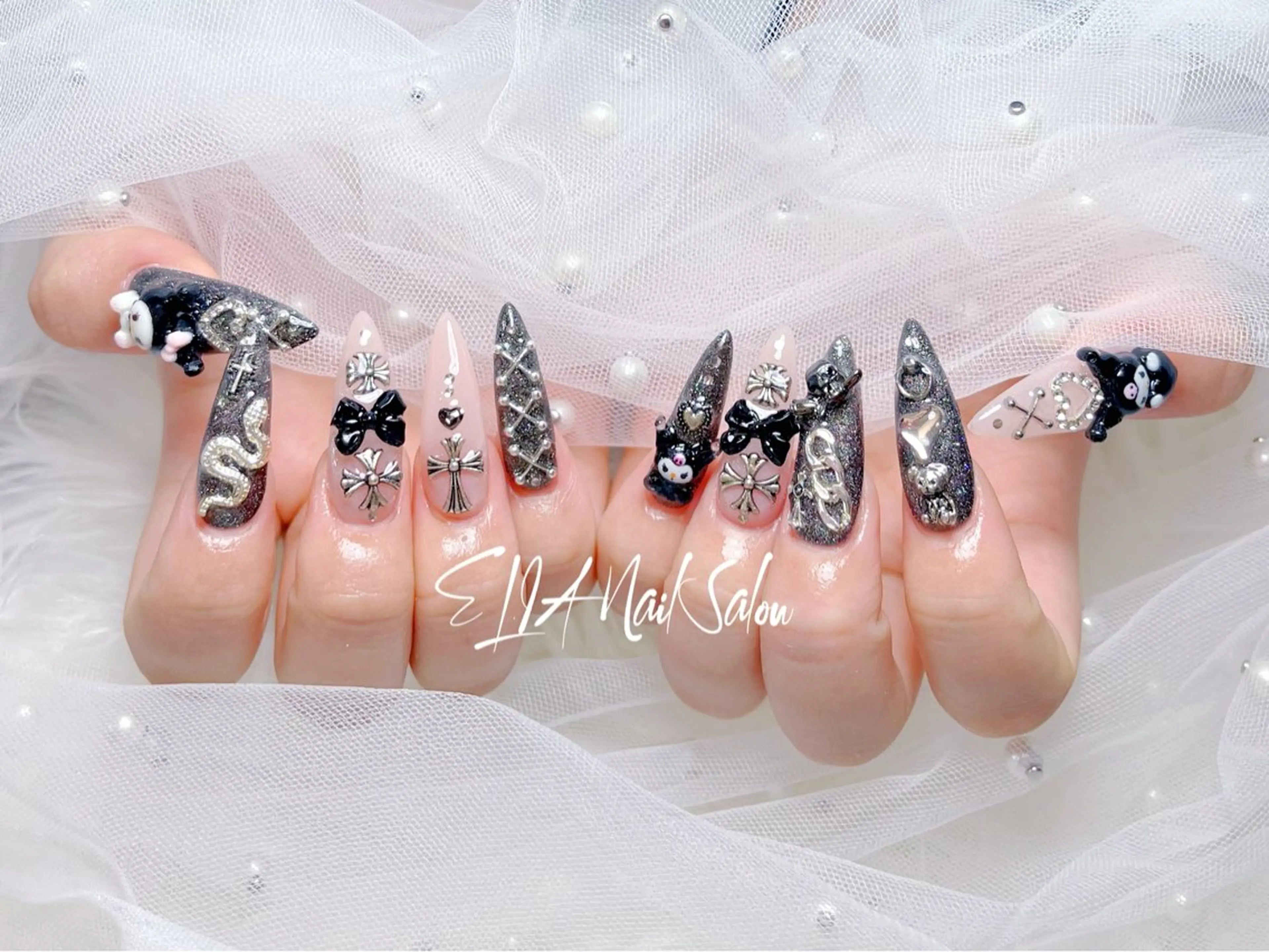 セミロング ハンドネイル ハンドケア ELIA【エリア】 nailsalonのネイルデザイン