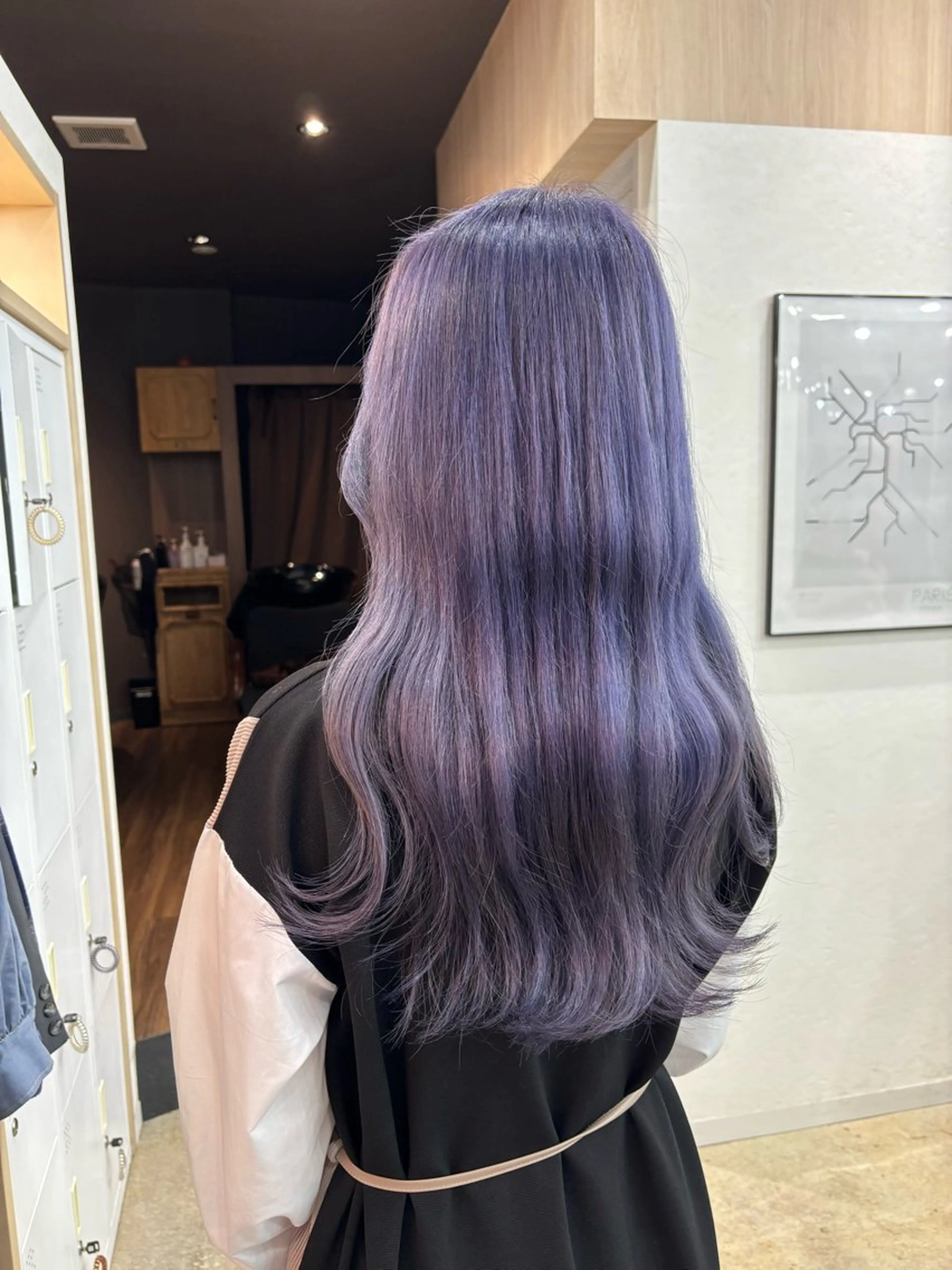 ロング カラー カット ヘアカラー 🪽髪質改善ストレー ト🤍美羽🤍のヘアスタイル